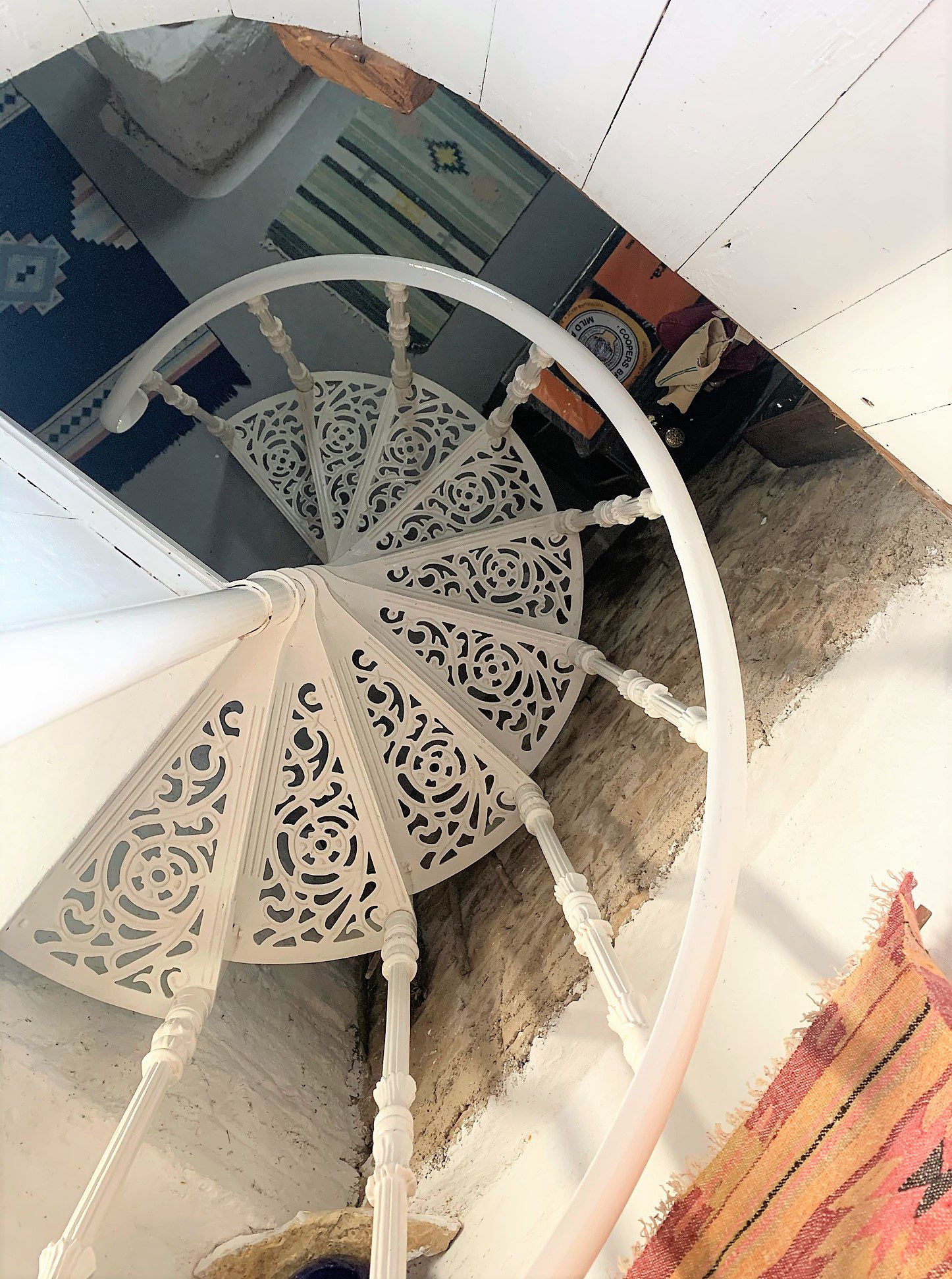 Internal staircase of house for sale Ithaca Greece, Lahos