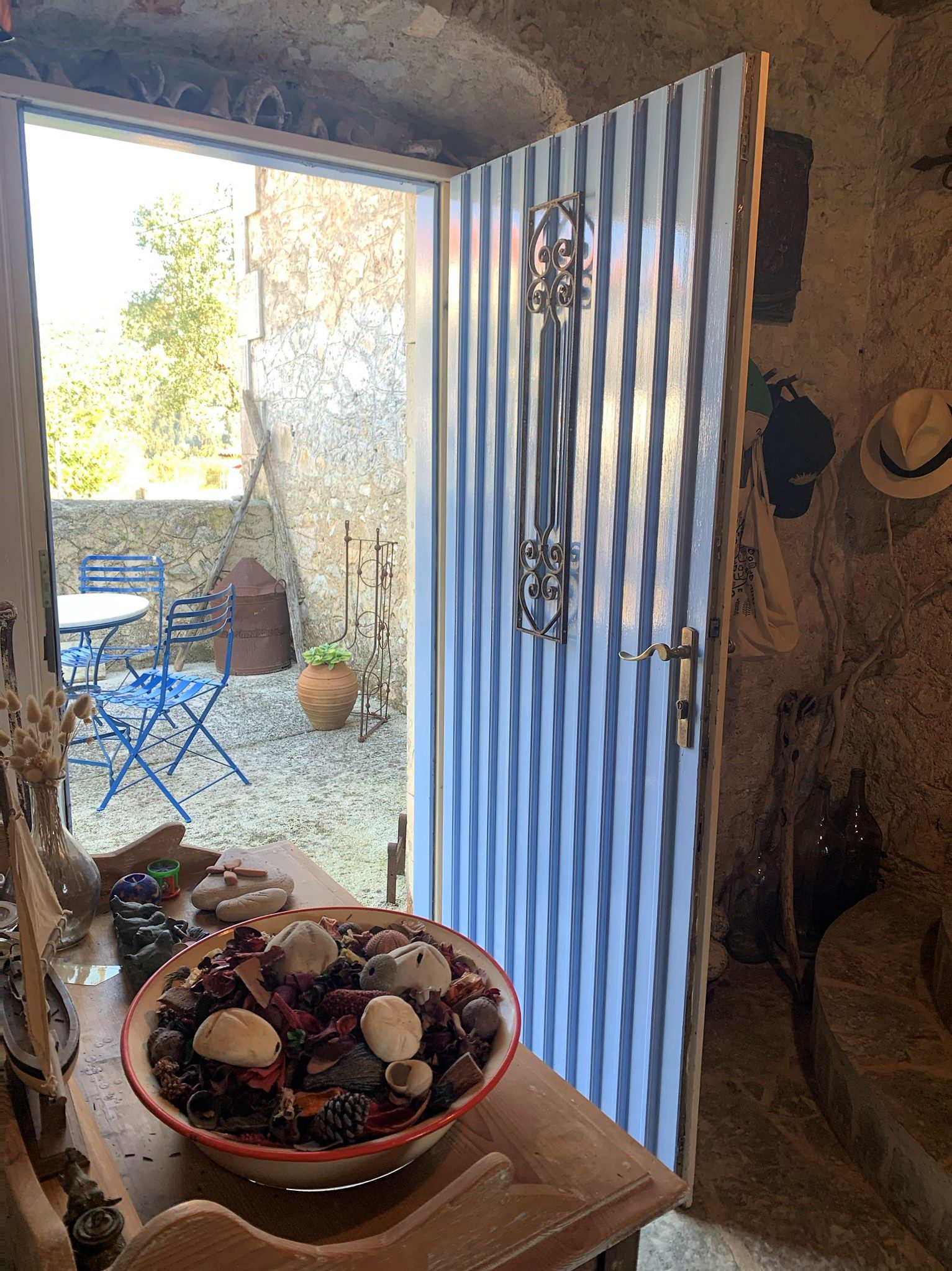 Hallway of house for sale Ithaca Greece, Lahos