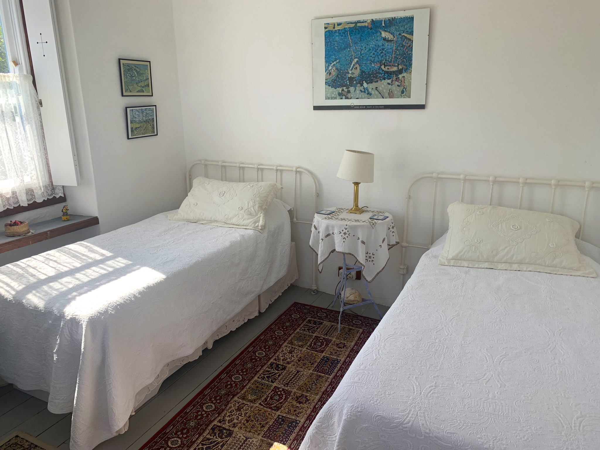 Twin bedroom of house for sale in Ithaca Greece, Lahos