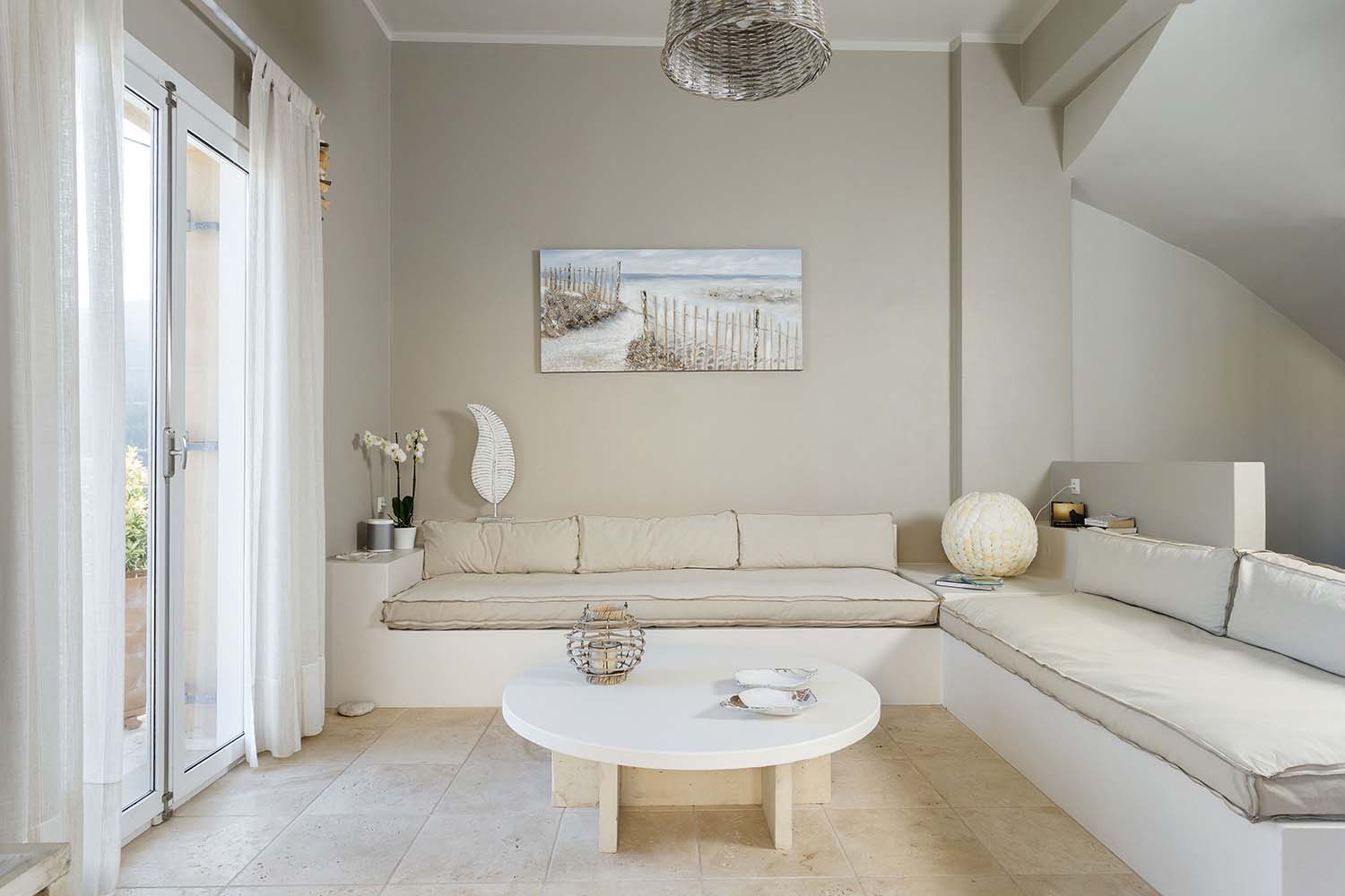 Living room of house for sale in Ithaca Greece, Ag. Saranda