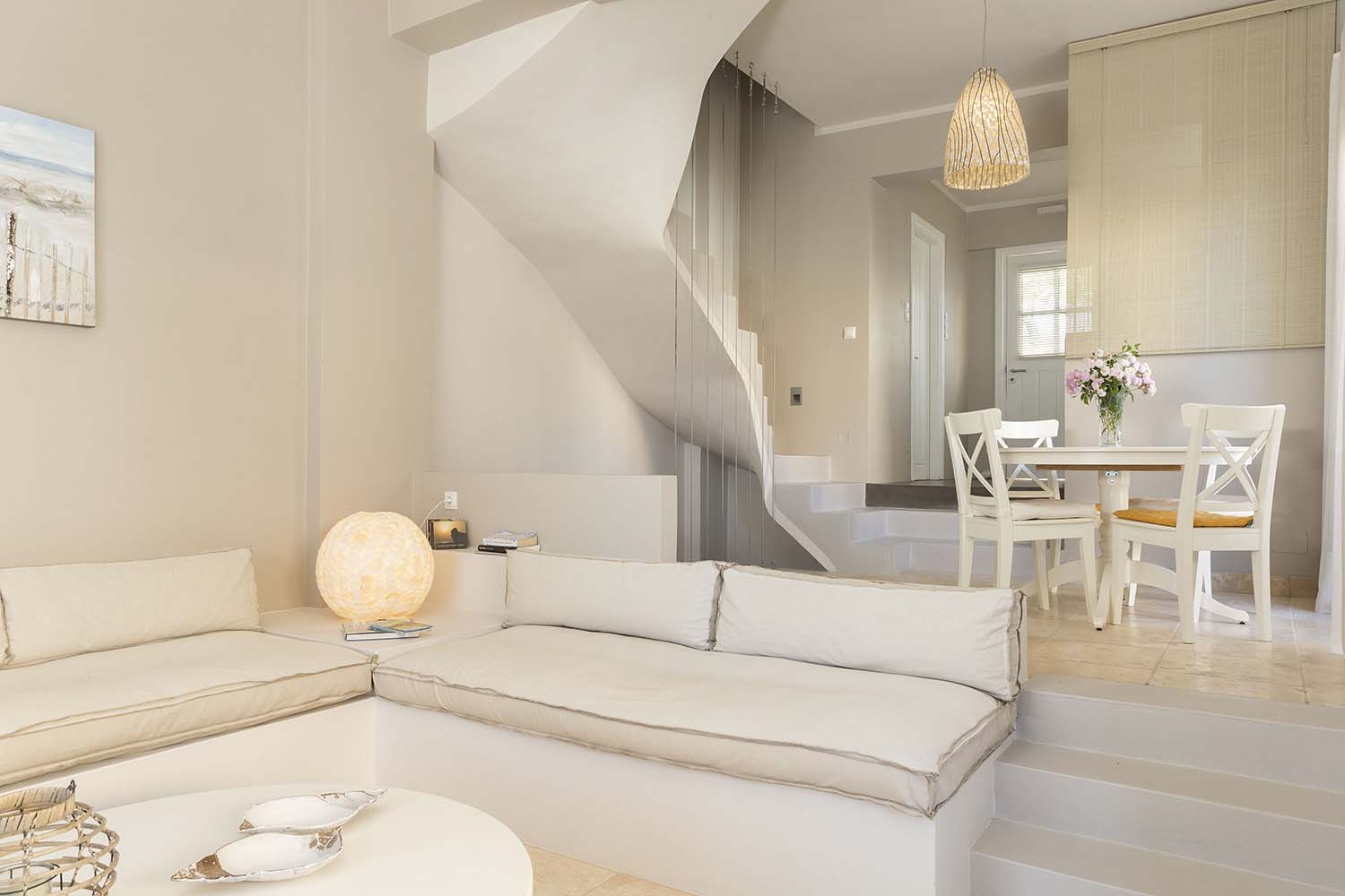 Living room of house for sale in Ithaca Greece, Ag. Saranda