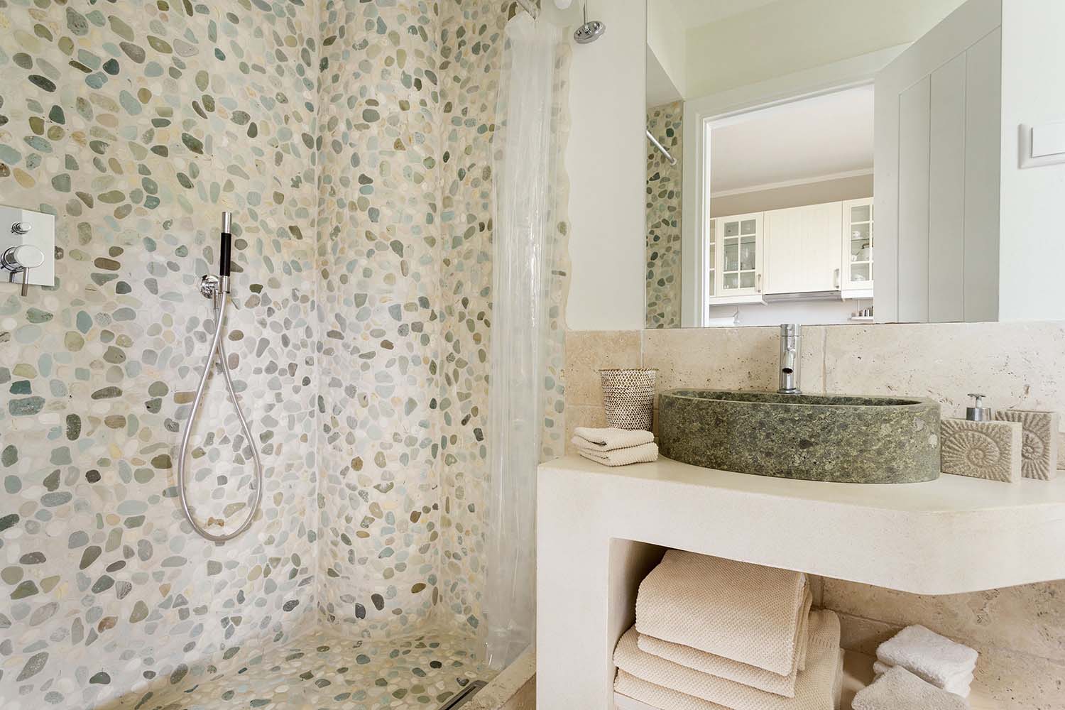 Bathroom of house for sale in Ithaca Greece, Ag. Saranda