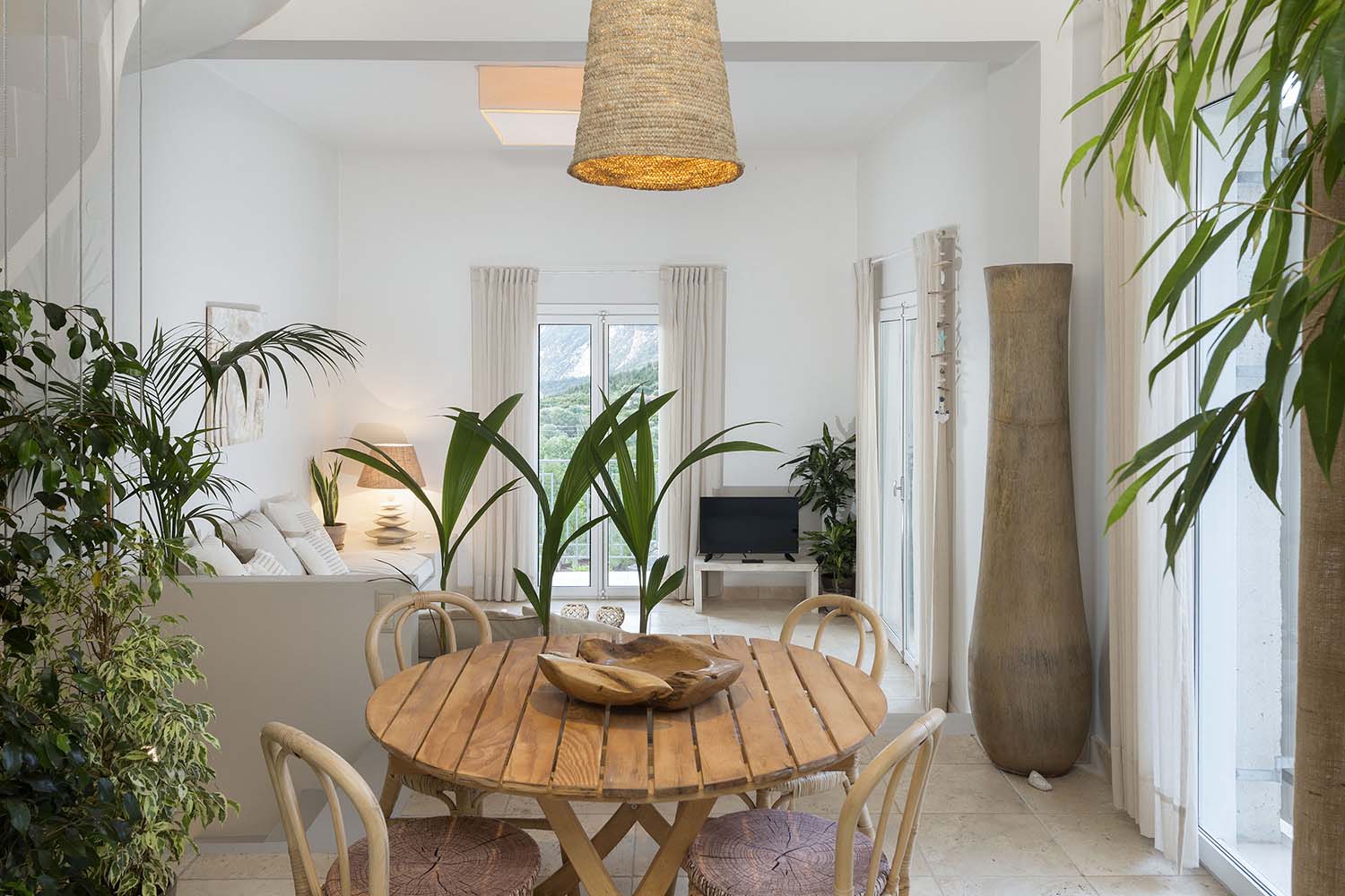 Dining room of house for sale in Ithaca Greece, Ag. Saranda