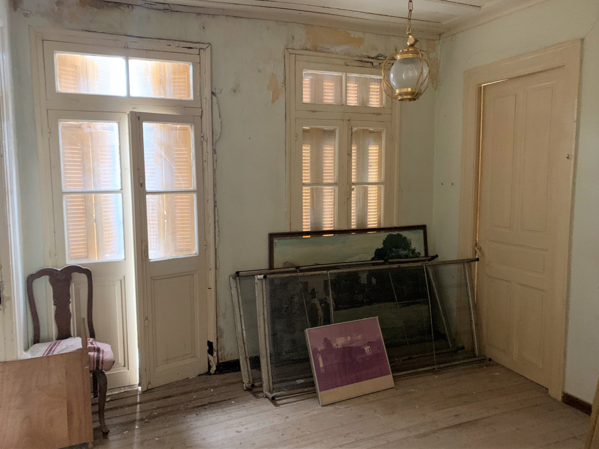 Interior bedroom of house for sale in Ithaca Greece Vathi