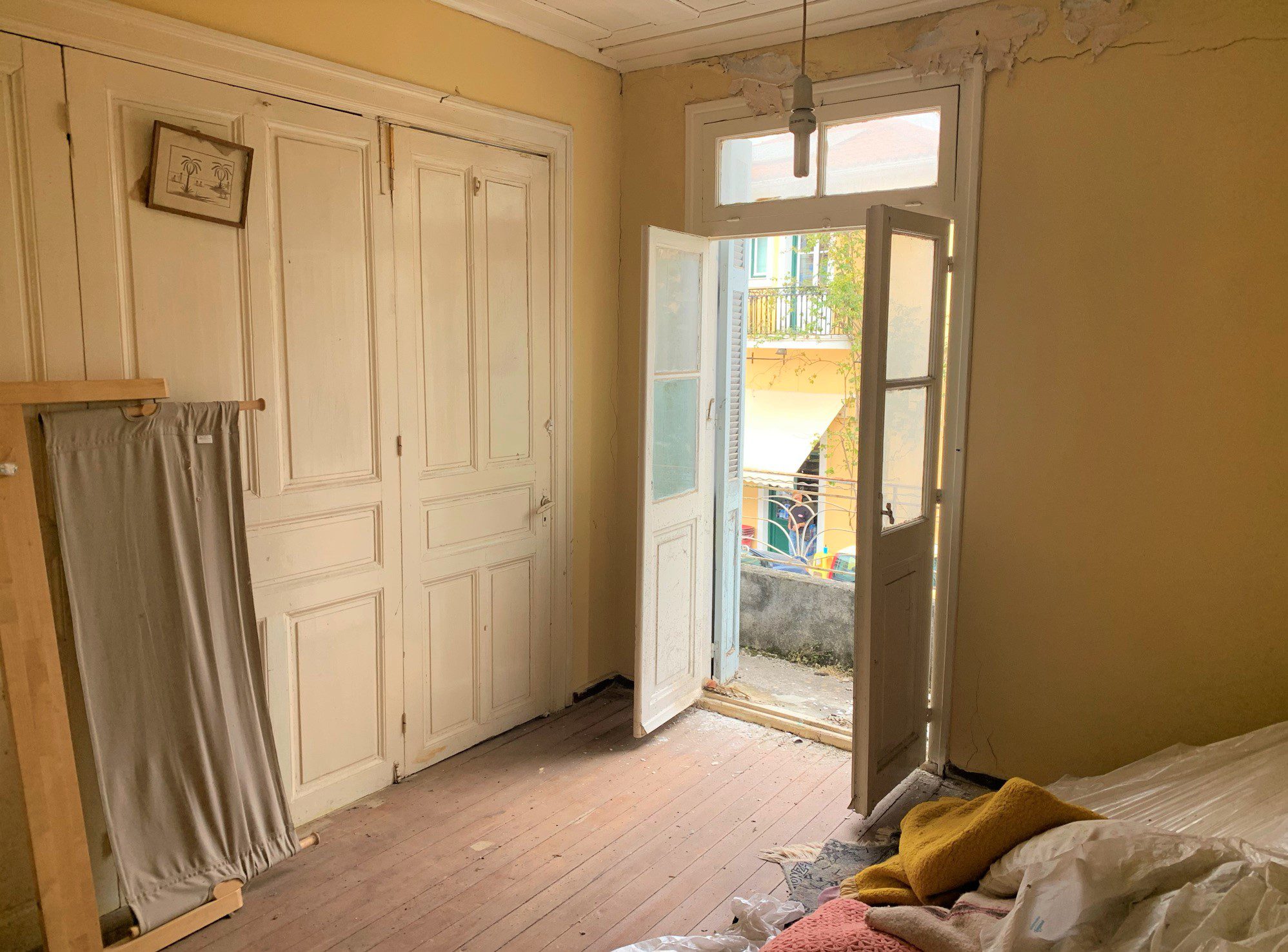 Interior bedroom of house for sale in Ithaca Greece Vathi