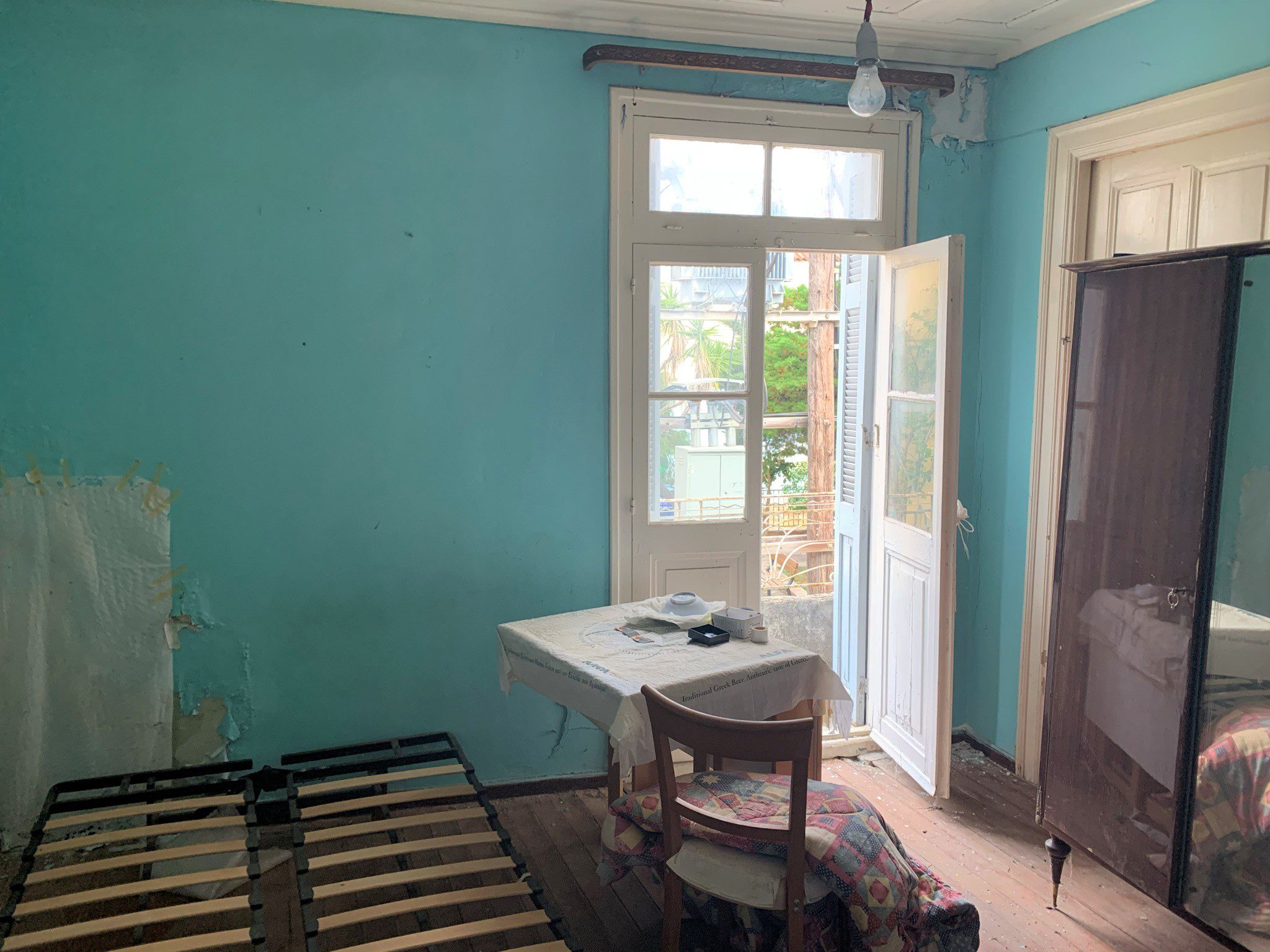 Interior bedroom of house for sale in Ithaca Greece Vathi