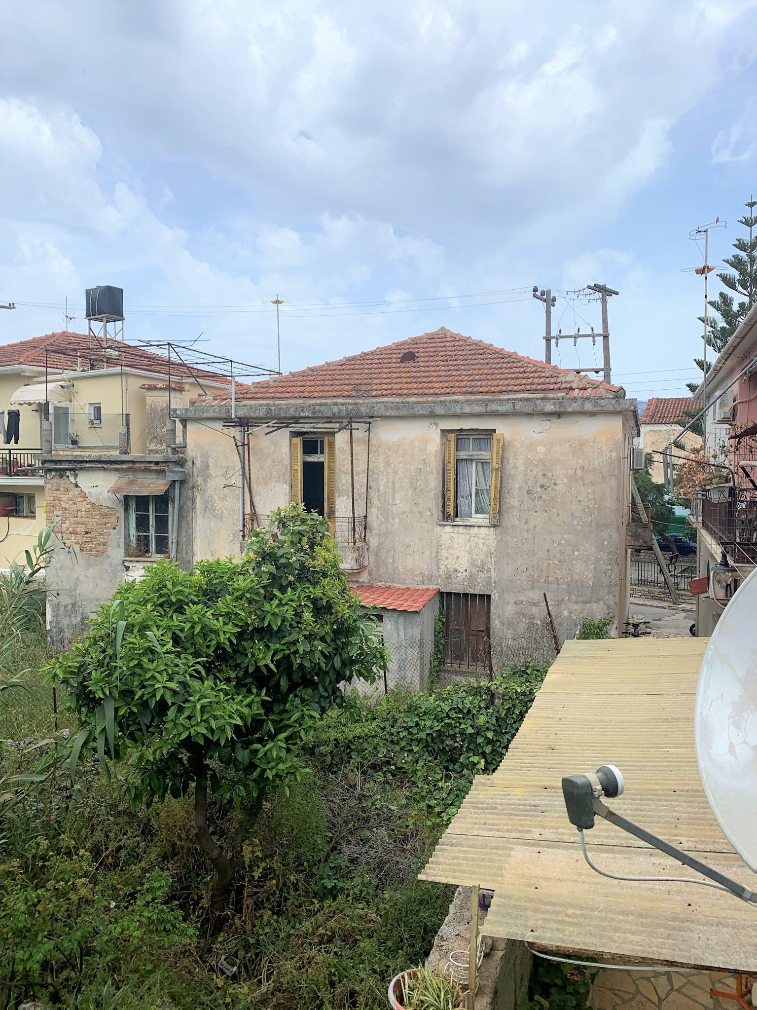 Exterior back of house for sale in Ithaca Greece Vathi