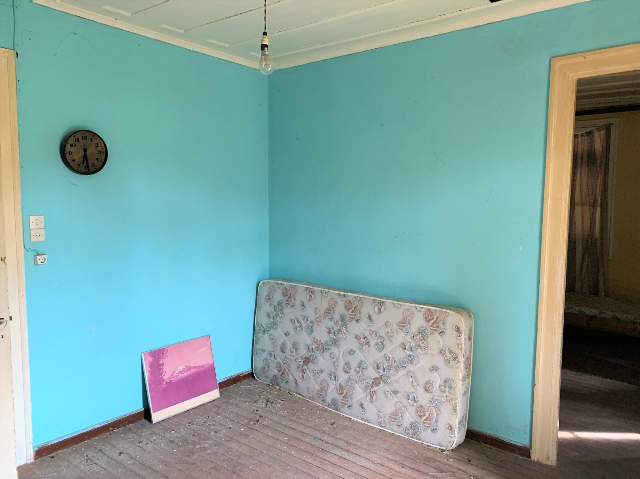 Interior bedroom of house for sale in Ithaca Greece Vathi