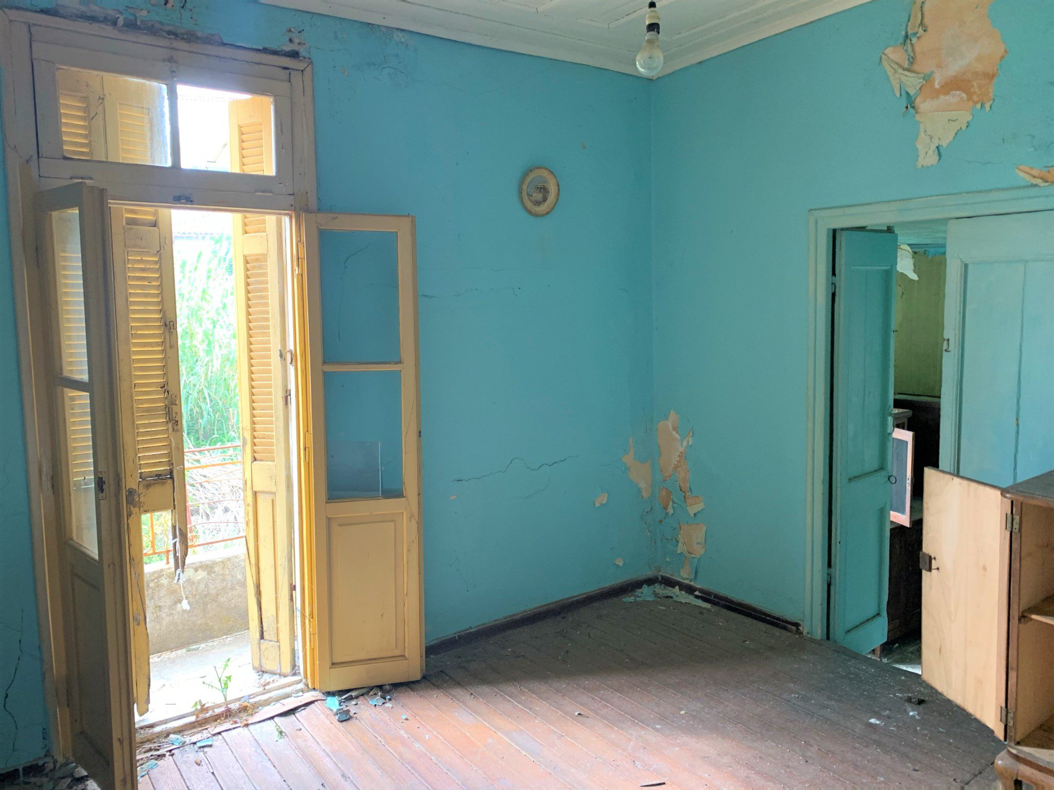 Interior bedroom of house for sale in Ithaca Greece Vathi