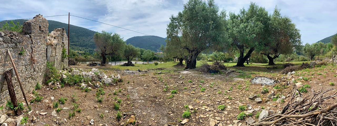 Land with ruin for sale in Ithaca Greece, Ag Saranda