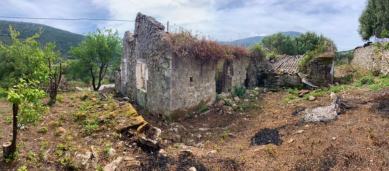 Land with ruin for sale in Ithaca Greece, Ag Saranda