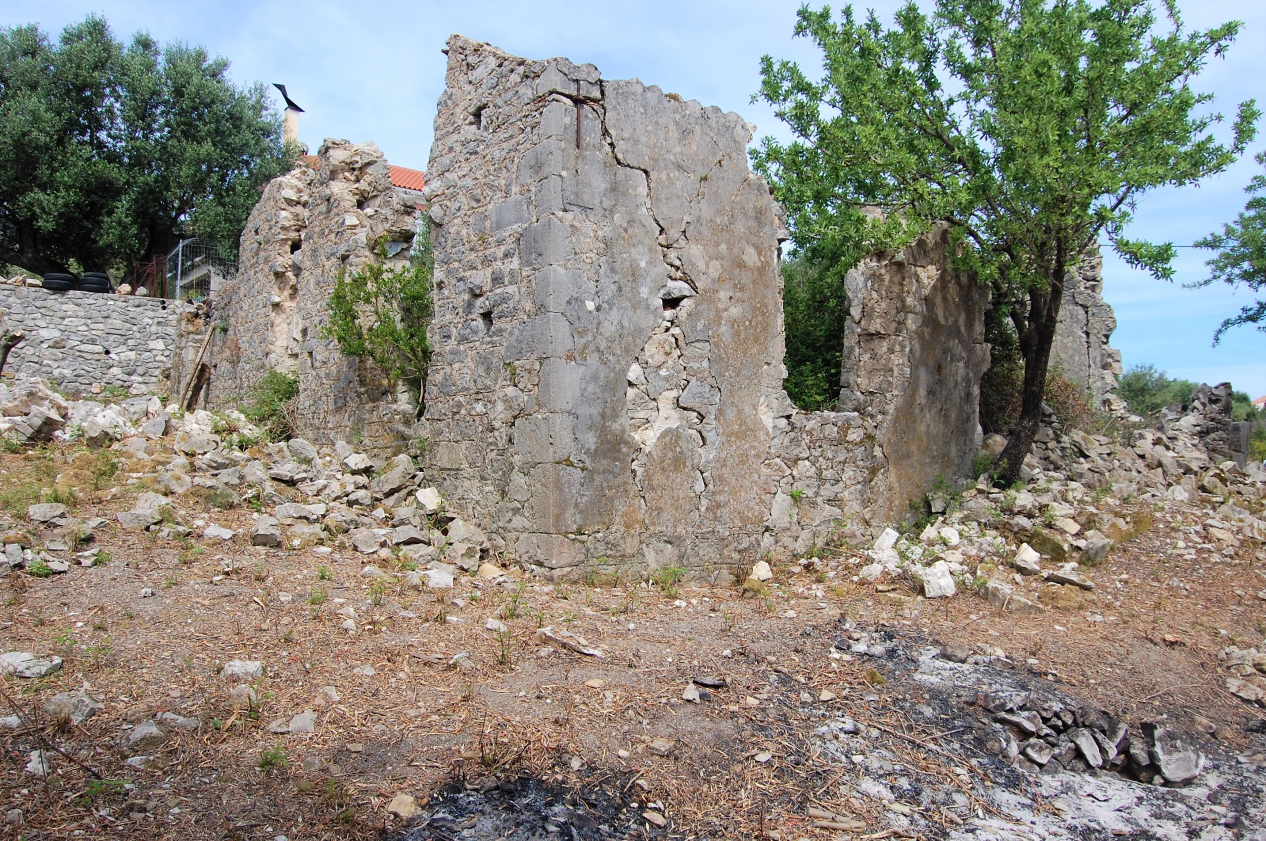 Land with ruin for sale in Ithaca Greece, Ag Saranda