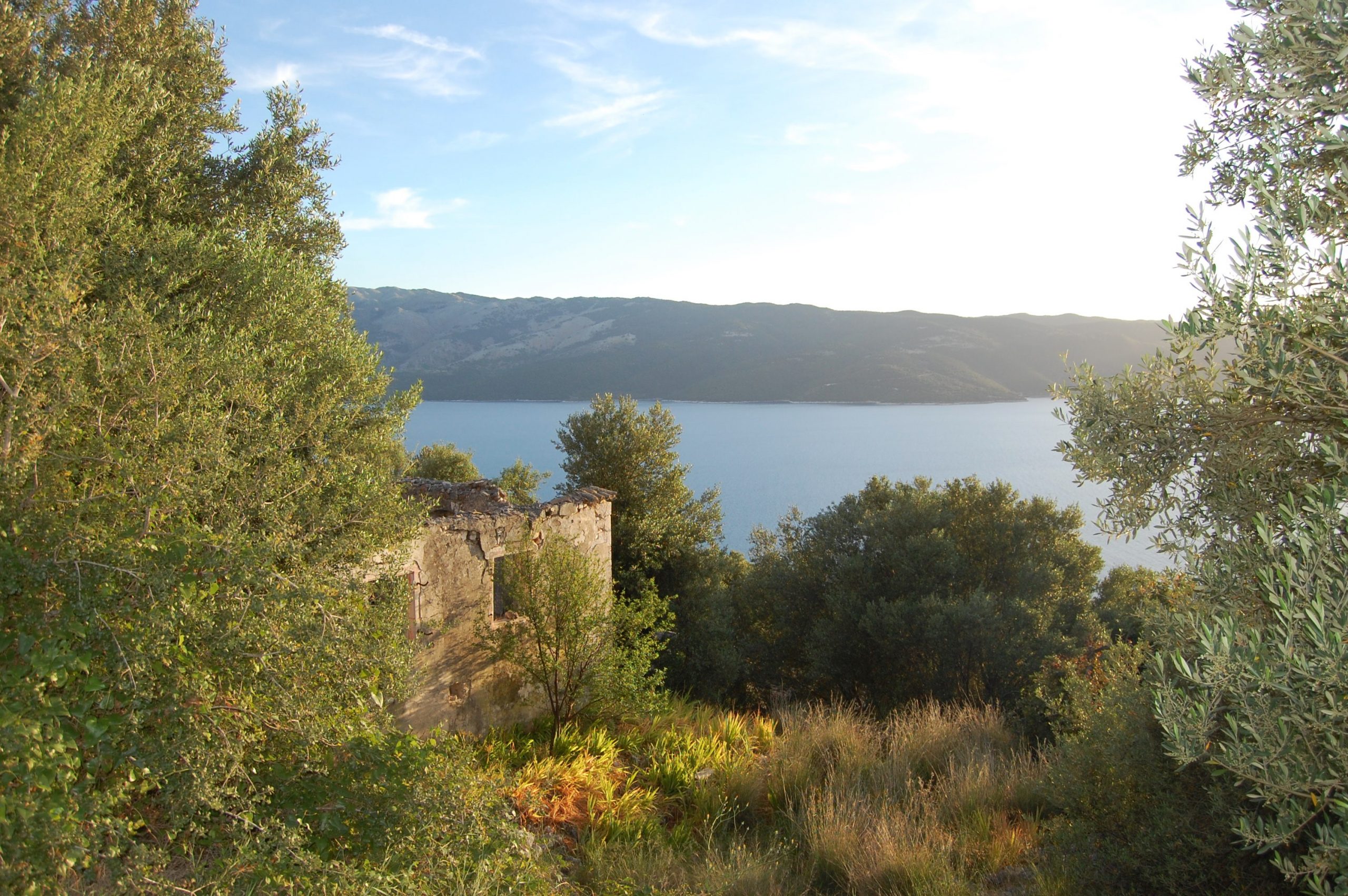 View of land for sale on Ithaca Greece, Lefki
