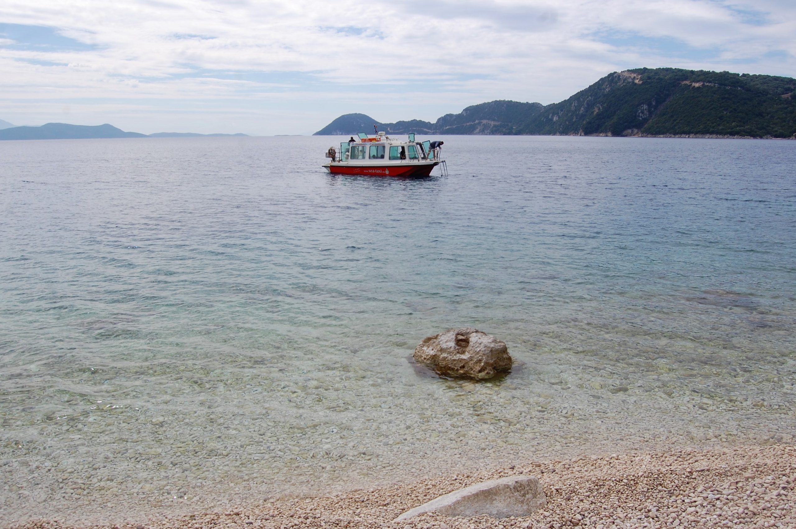 Beach of land for sale on Ithaca Greece, Meganisi