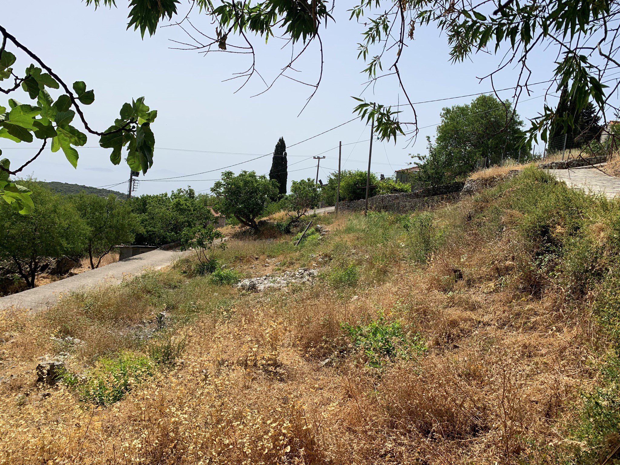 Landscape of land for sale Ithaca Greece,Anoghi