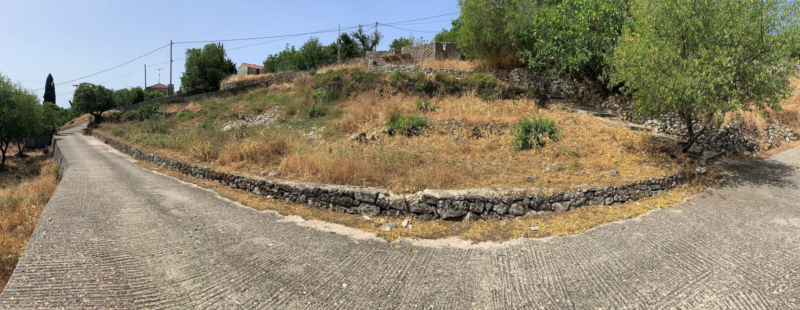 Road access to land for sale Ithaca Greece,Anoghi