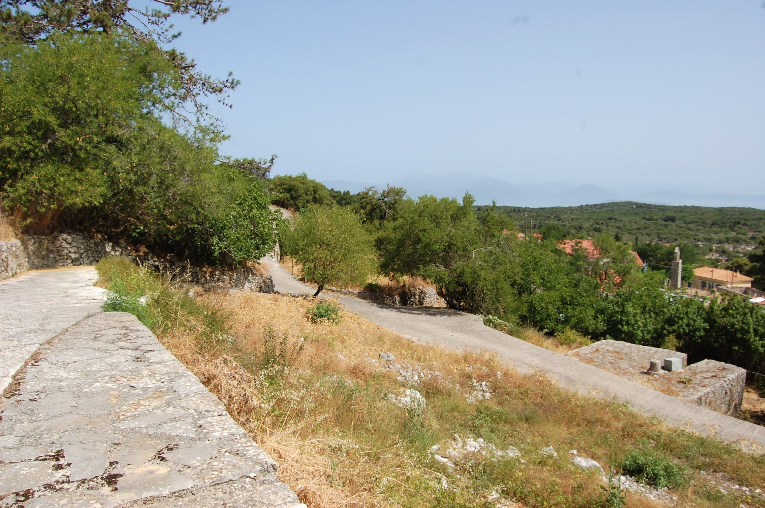 Landscape of land for sale Ithaca Greece,Anoghi