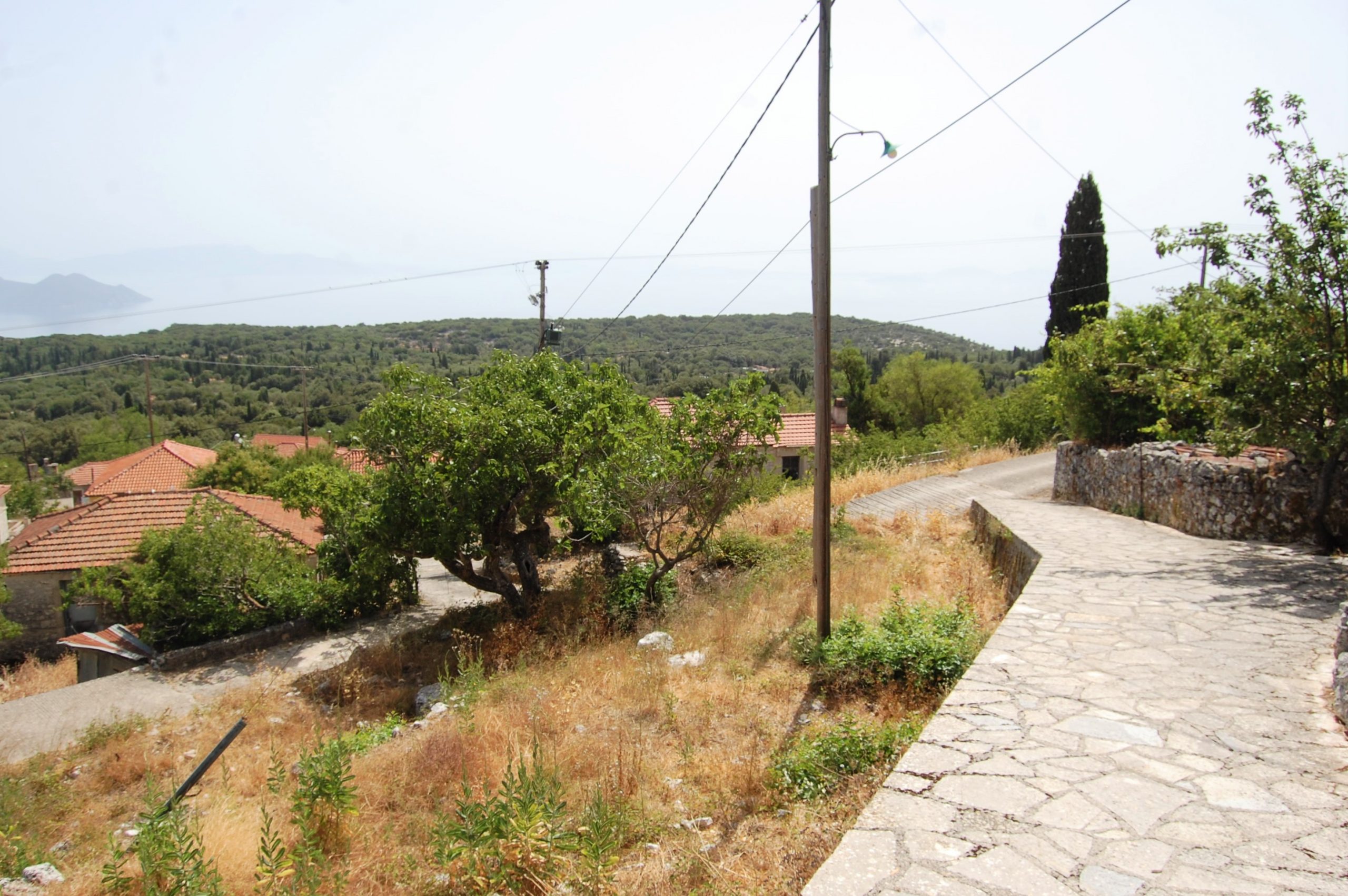Landscape of land for sale Ithaca Greece,Anoghi