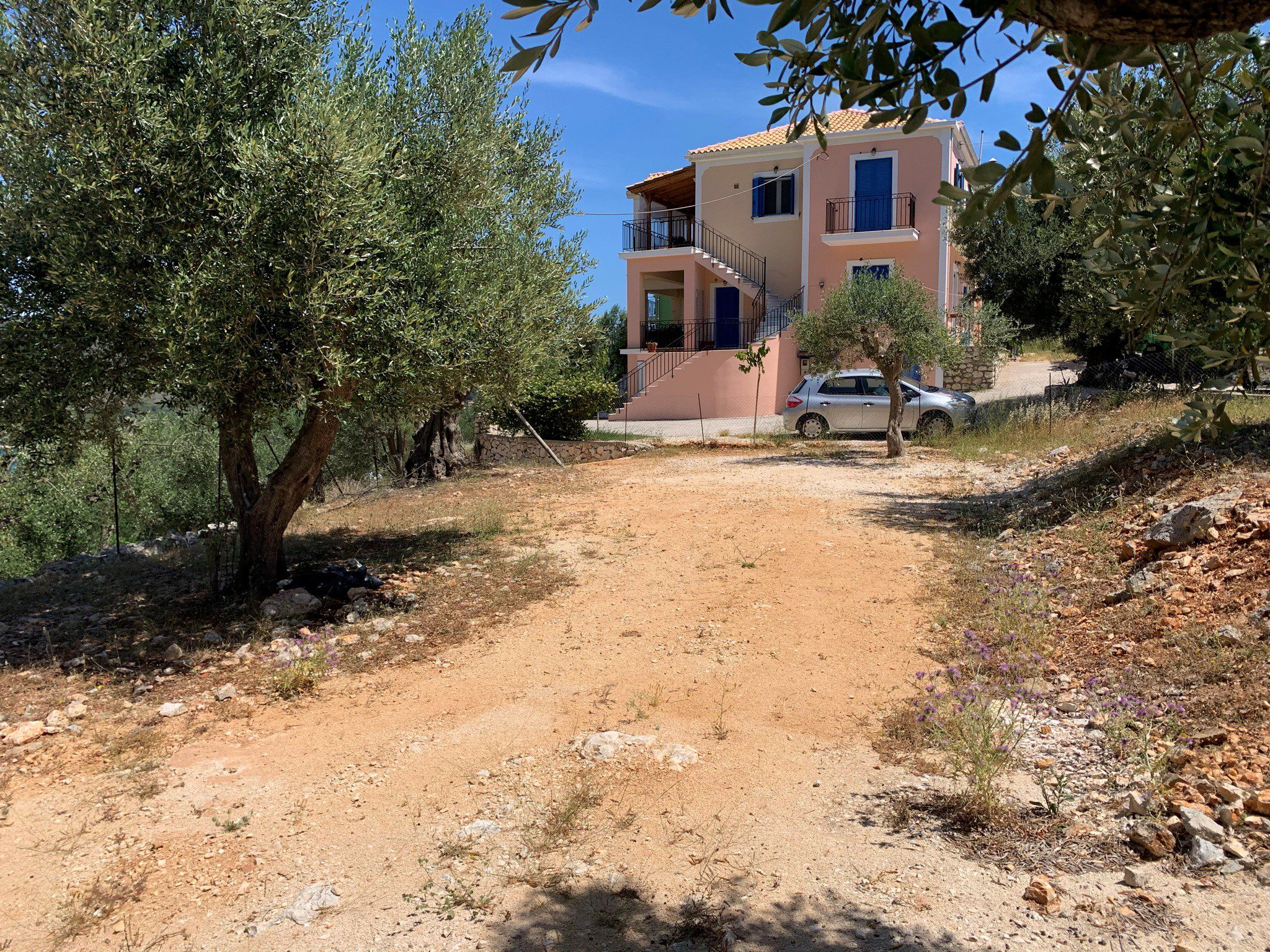 Terrain and landscape of land for sale on Ithaca Greece, Vathi