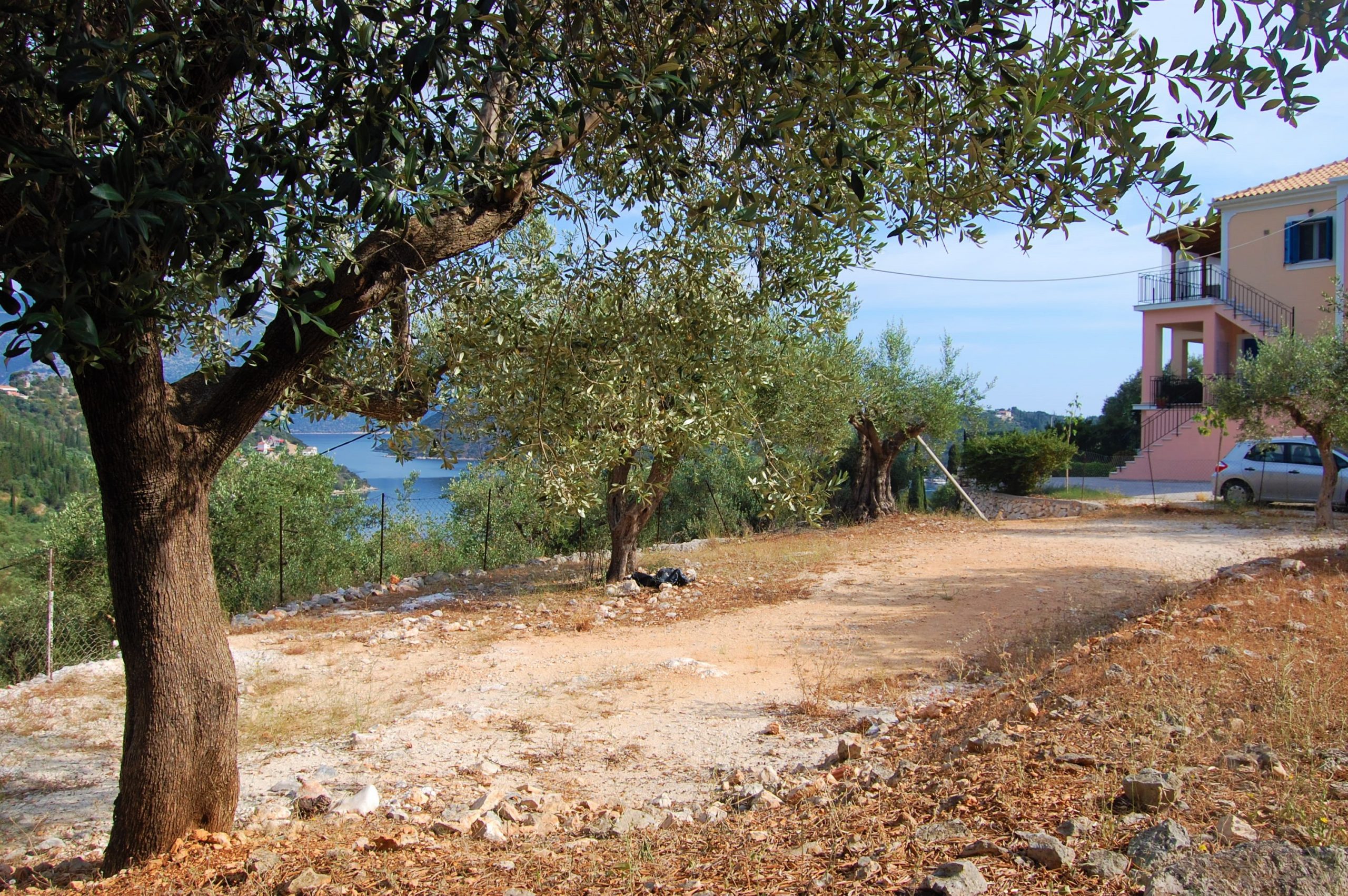 Terrain and landscape of land for sale on Ithaca Greece, Vathi