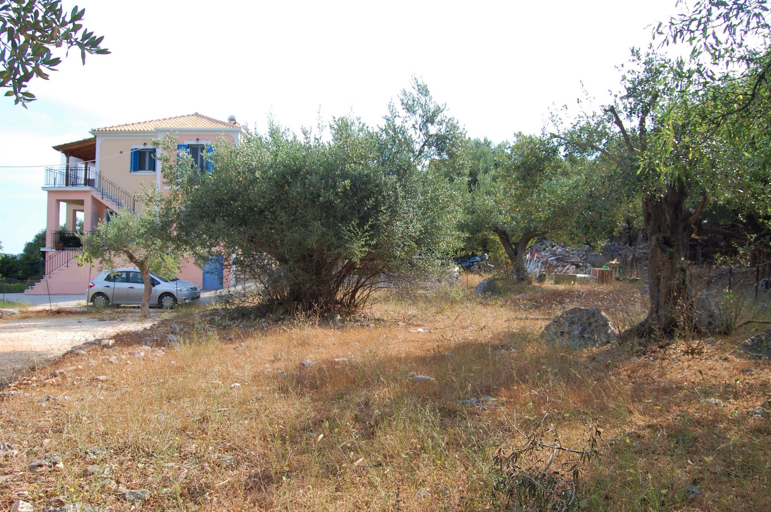Terrain and landscape of land for sale on Ithaca Greece, Vathi