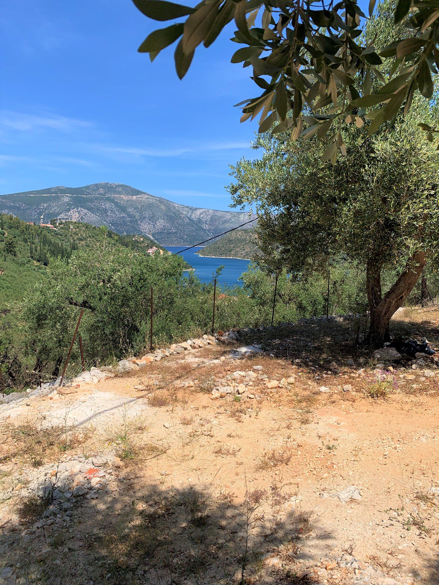 Terrain of land for sale on Ithaca Greece, Vathi