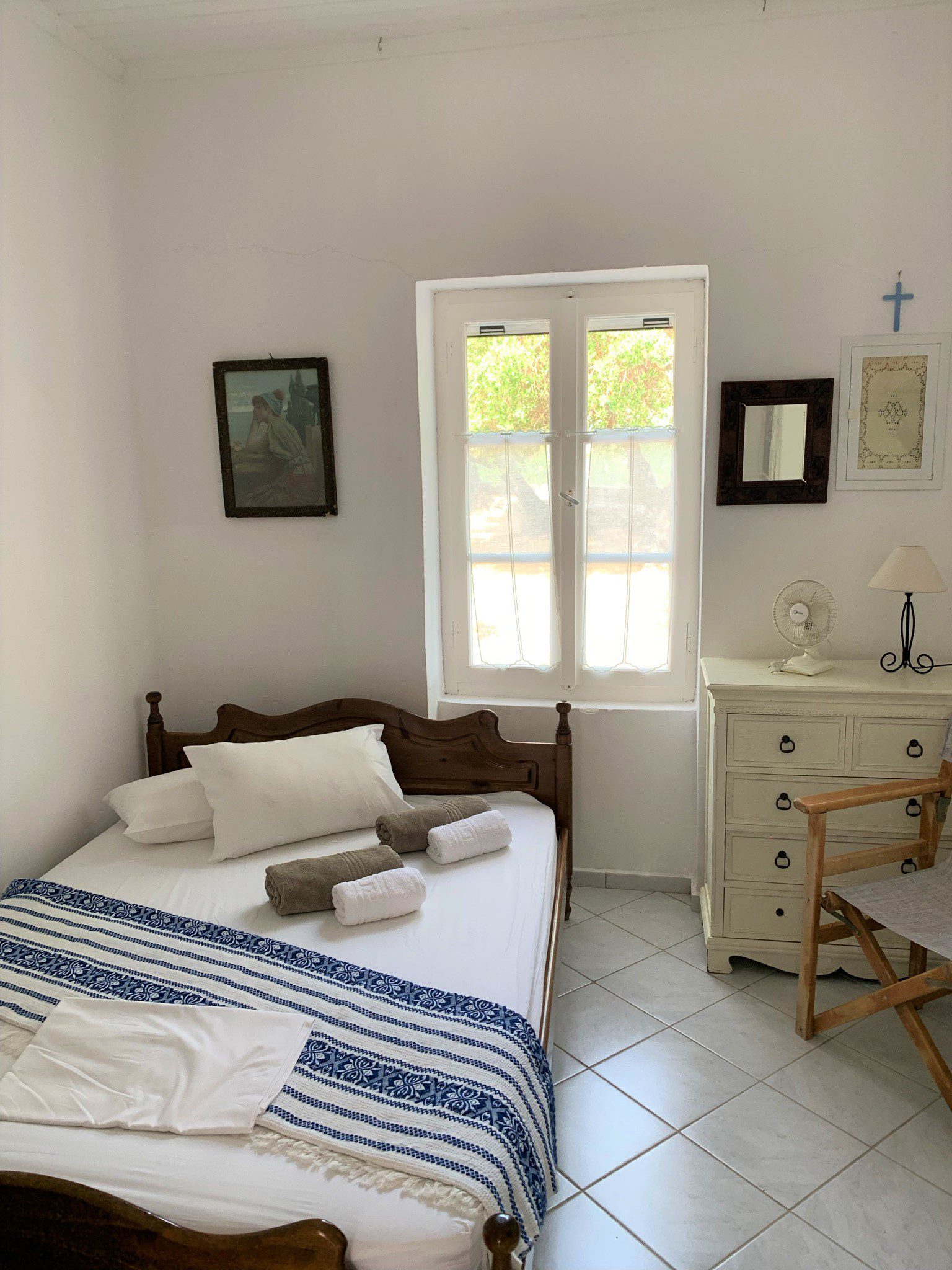 Bedroom of holiday house for Rent on Ithaca Greece, Afales