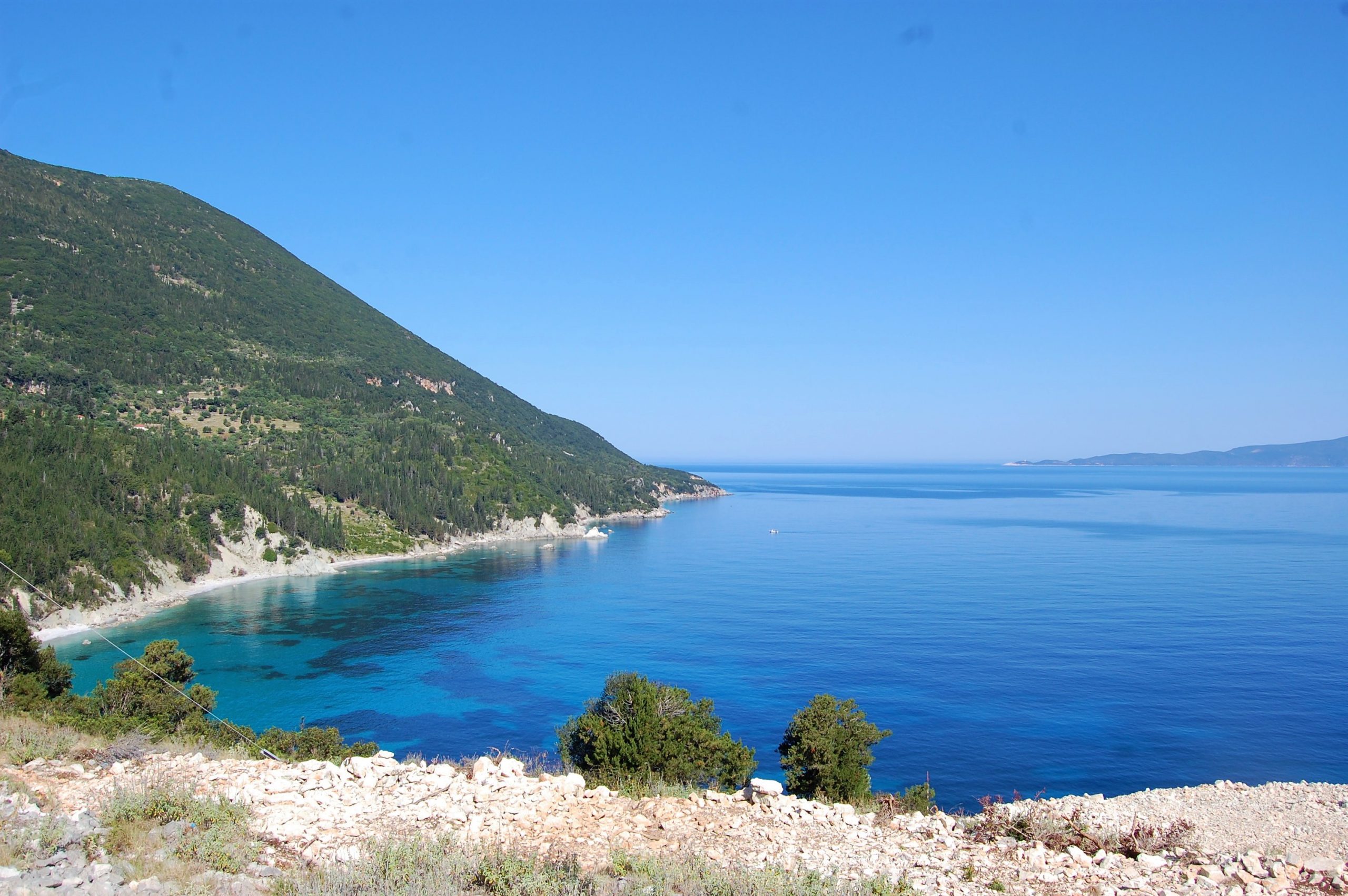 Sea views of holiday house for Rent on Ithaca Greece, Afales