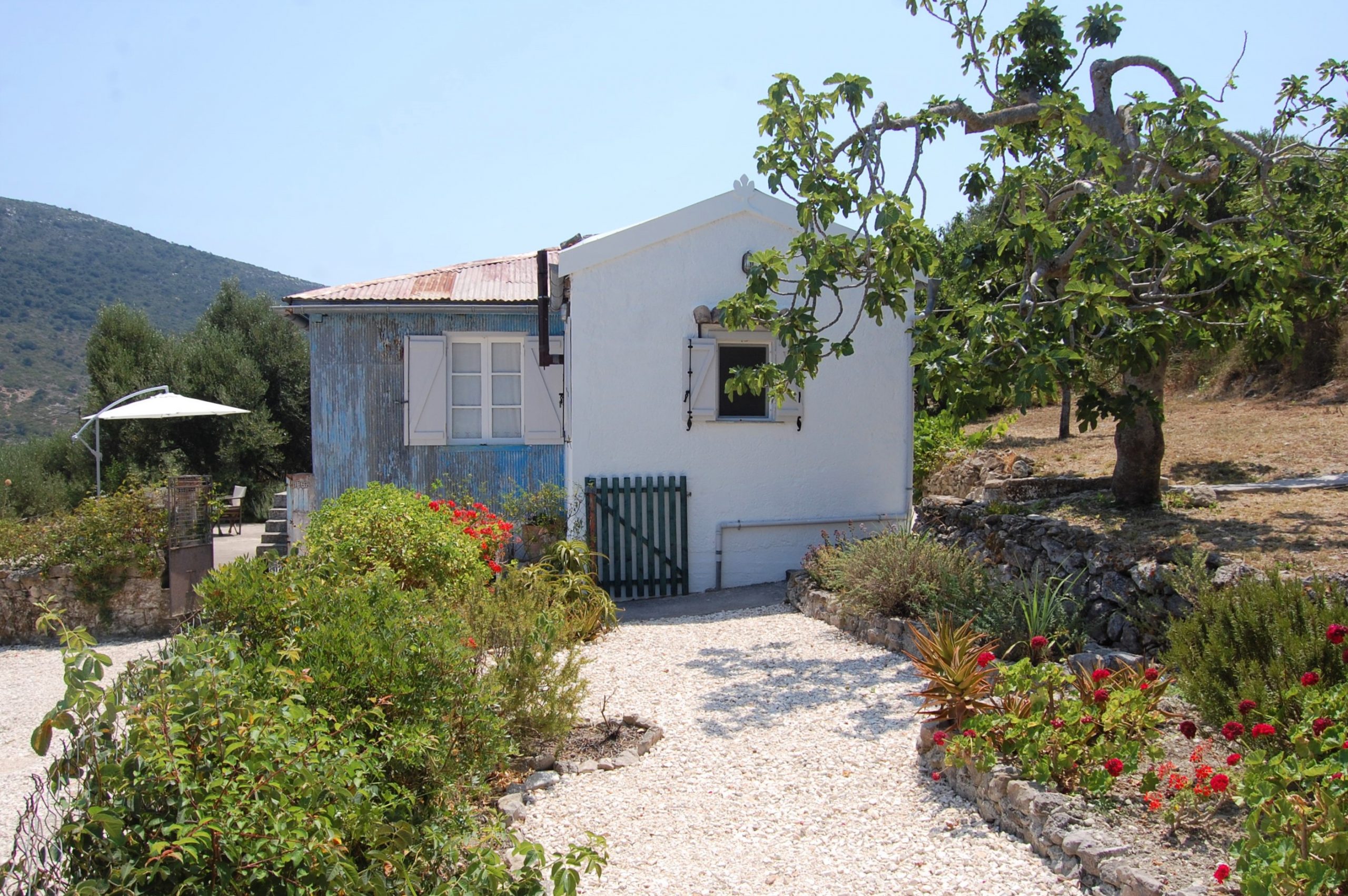 Outdoor space of house for sale in Ithaca Greece,Ag Saranta