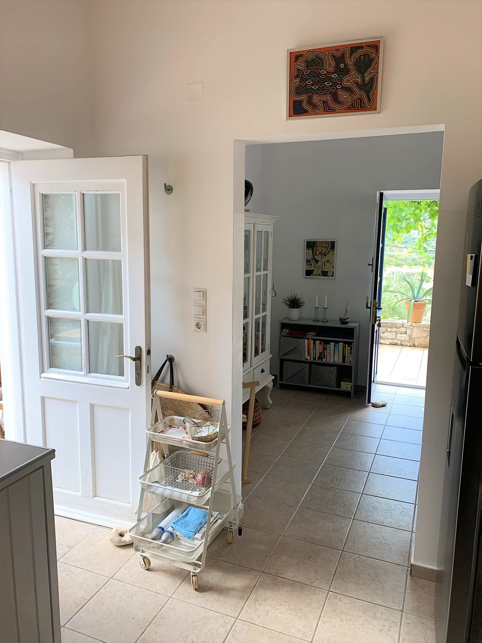 Living room of house for sale in Ithaca Greece, Vathi