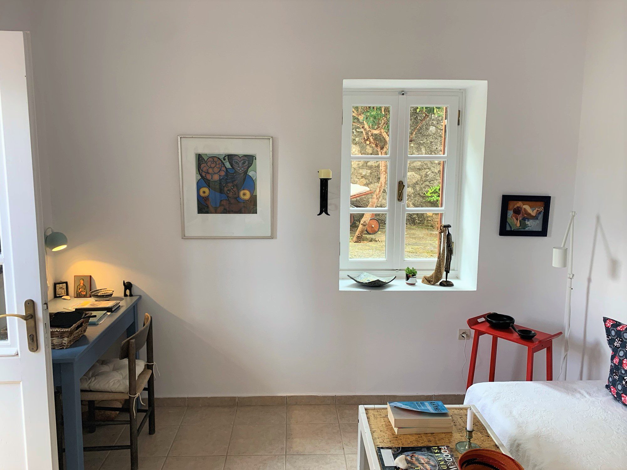 Living room of house for sale in Ithaca Greece, Vathi