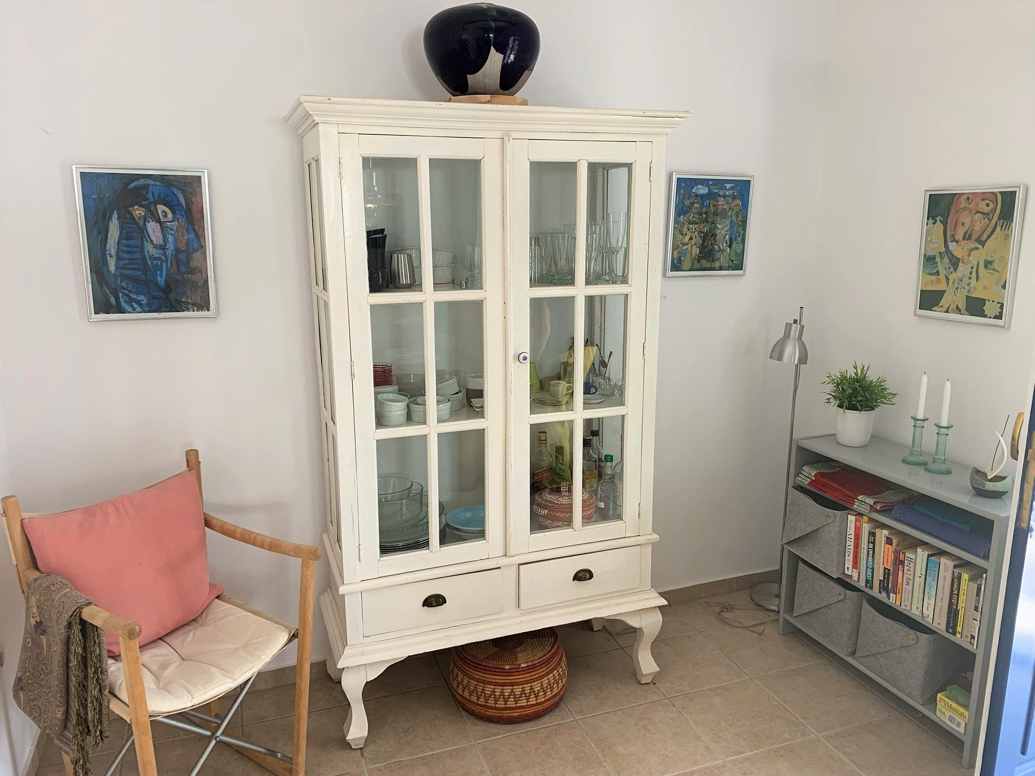 Living room of house for sale in Ithaca Greece, Vathi