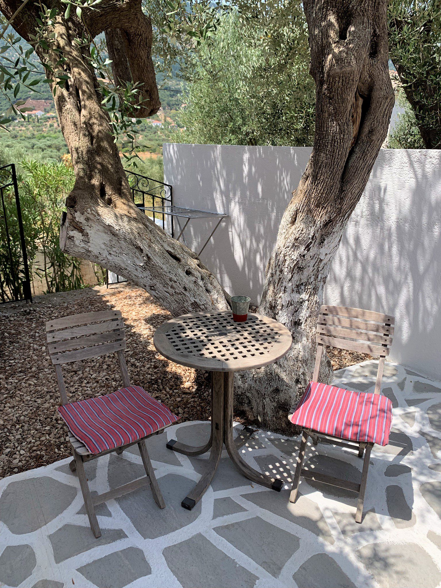 Stone terrace and garden house for sale in Ithaca Greece, Vathi