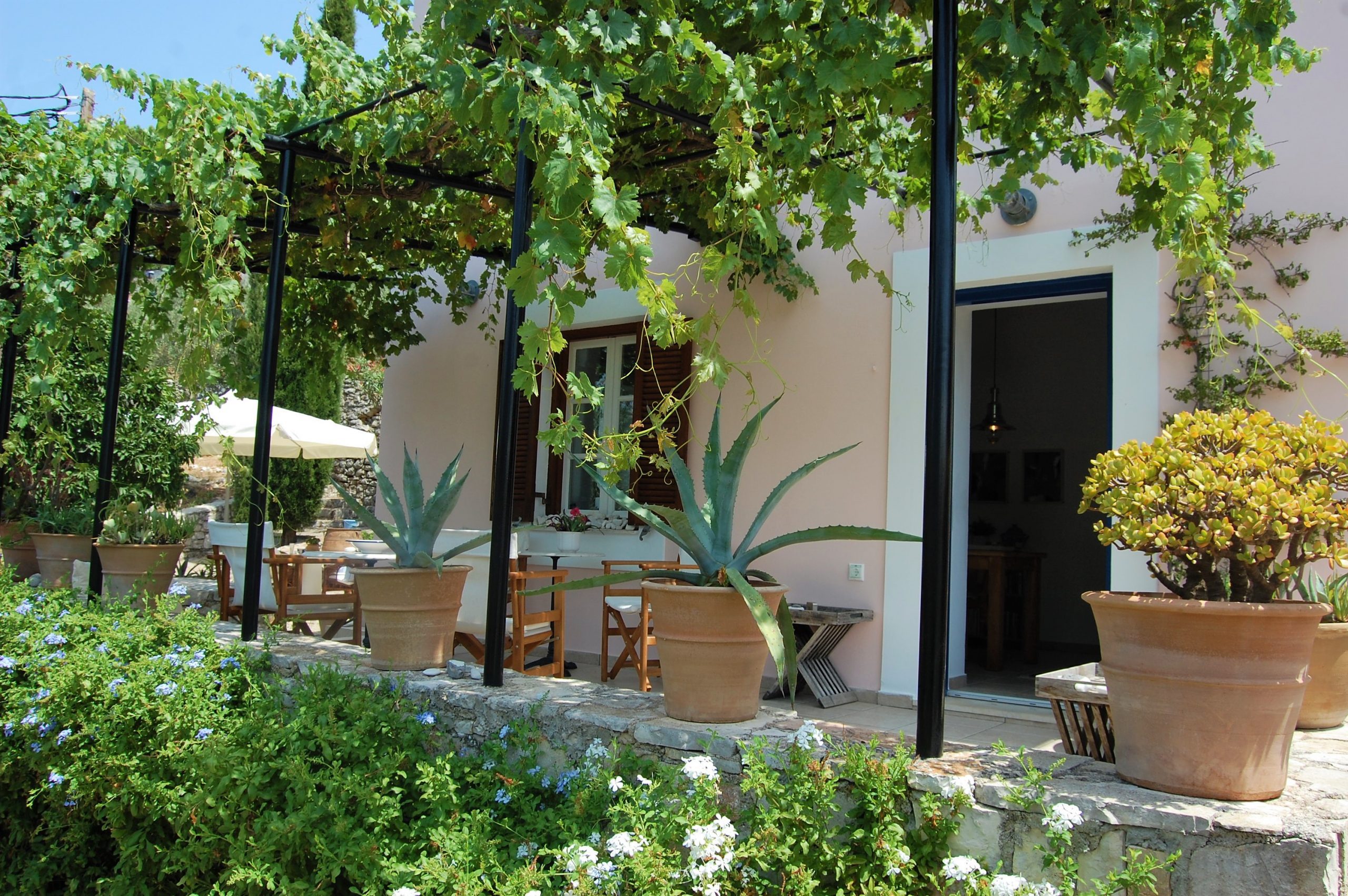 Exterior of house for sale in Ithaca Greece, Vathi