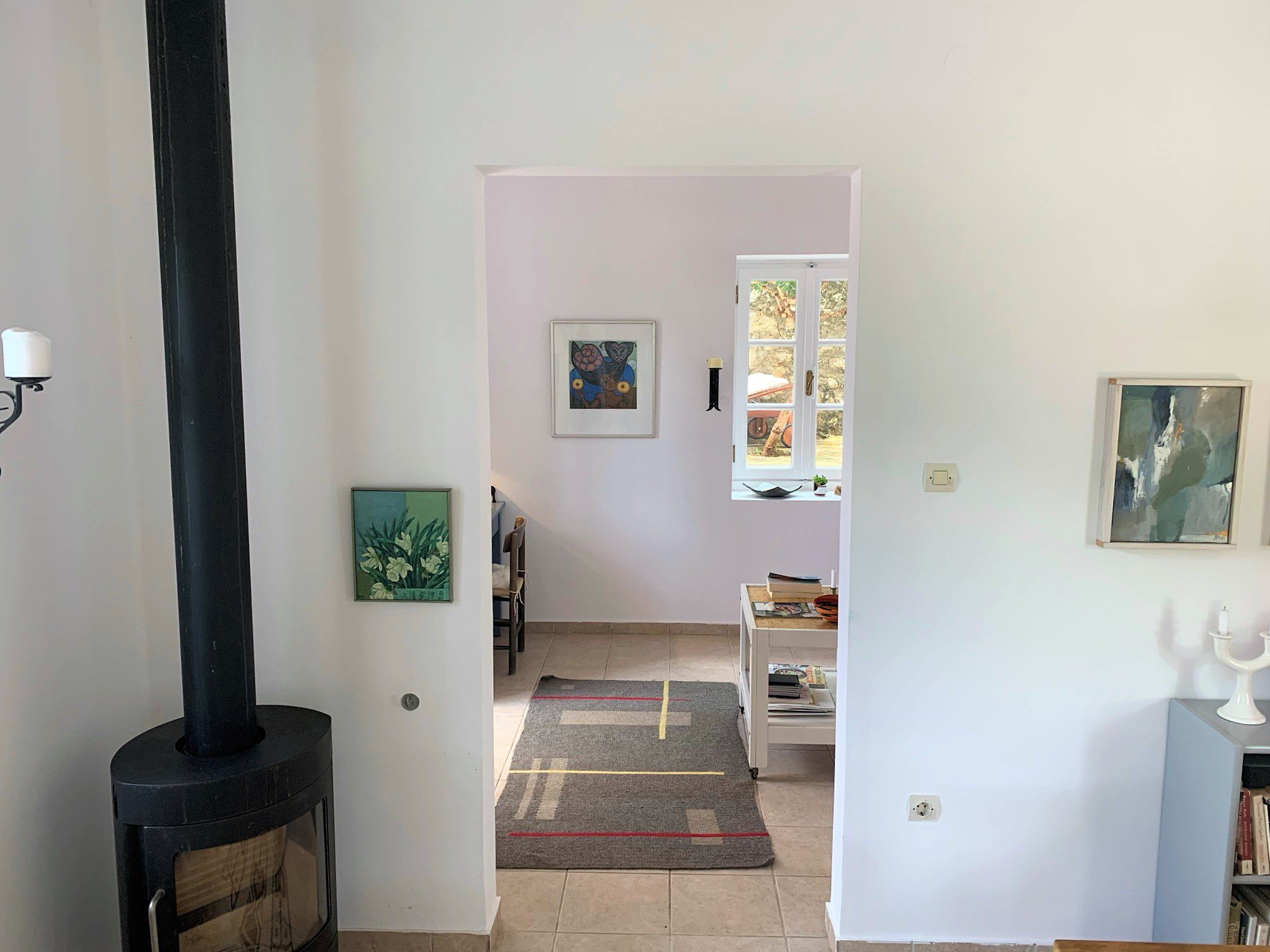 Stone terrace and garden house for sale in Ithaca Greece, Vathi