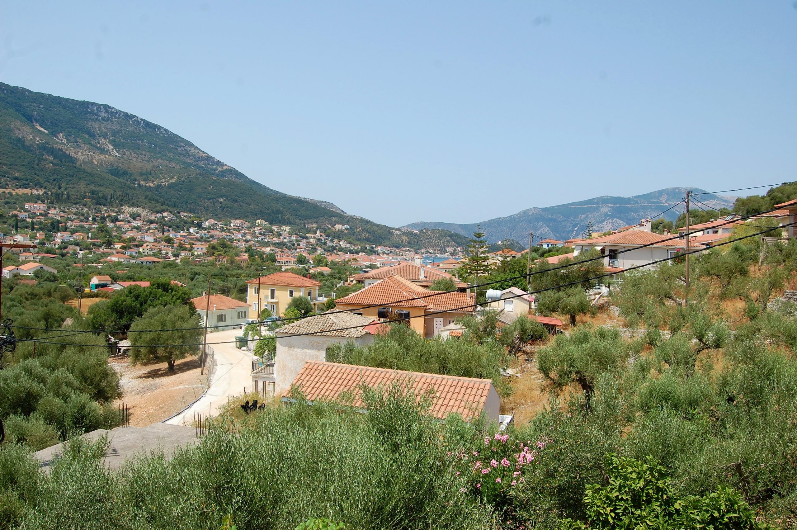 Views from house for sale in Ithaca Greece, Vathi