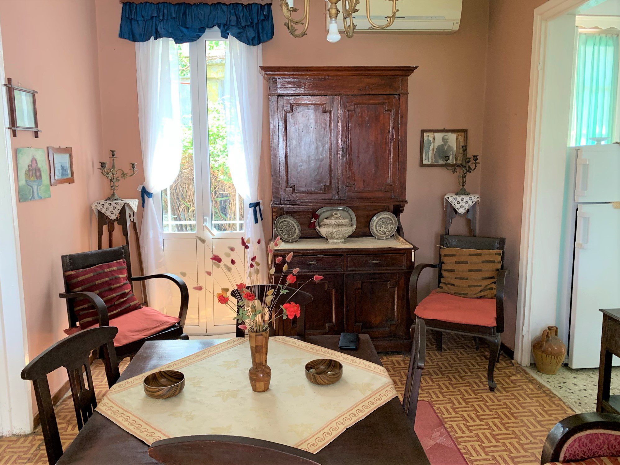Living room of house for sale in Ithaca Greece, Vathi