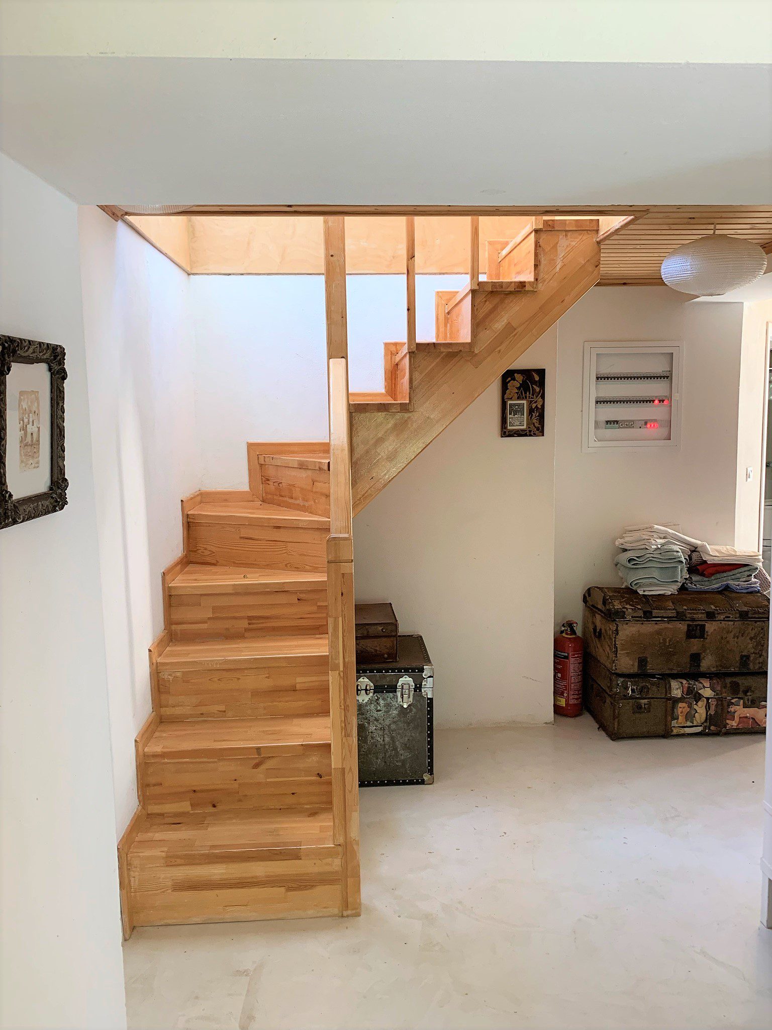 Living room area of house for rent in Ithaca Greece, Vathi