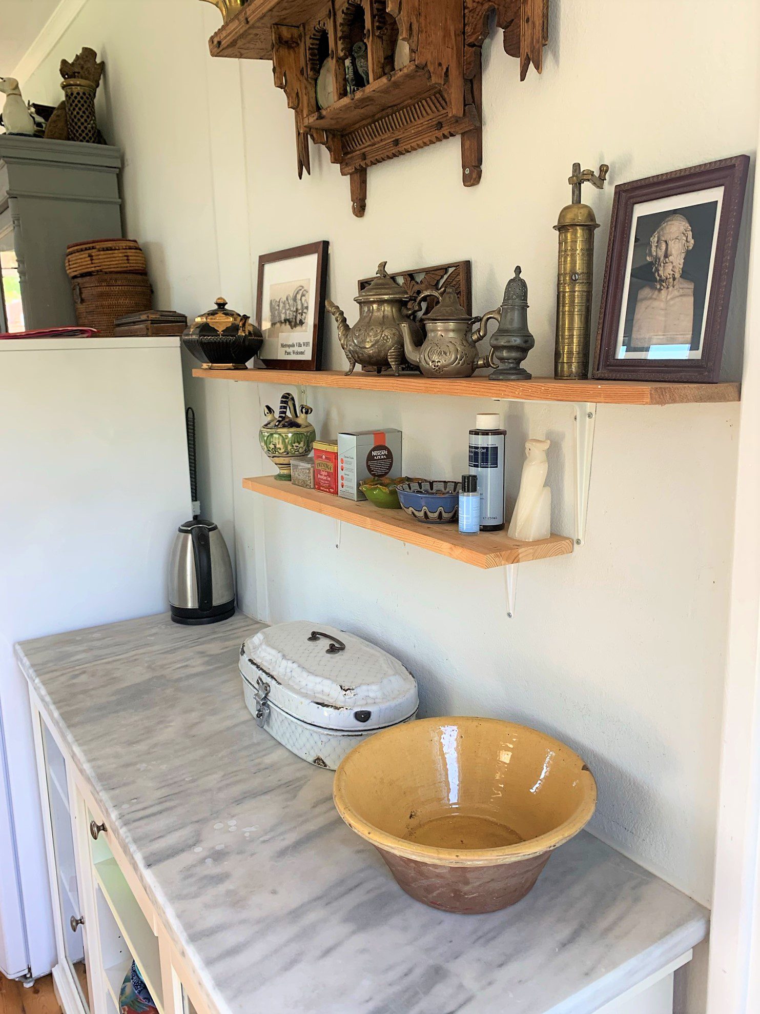 Kitchen area of house for rent in Ithaca Greece, Vathi