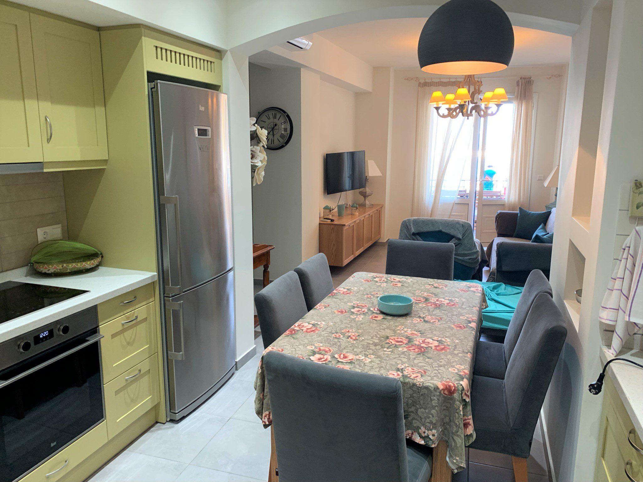 Interior of apartment for rent in Ithaca Greece, Frikes