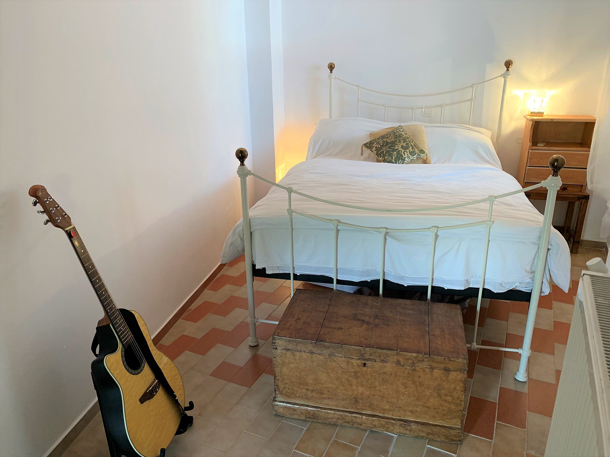 Interior of house insided complex apartments for sale in Ithaca Greece, Kioni