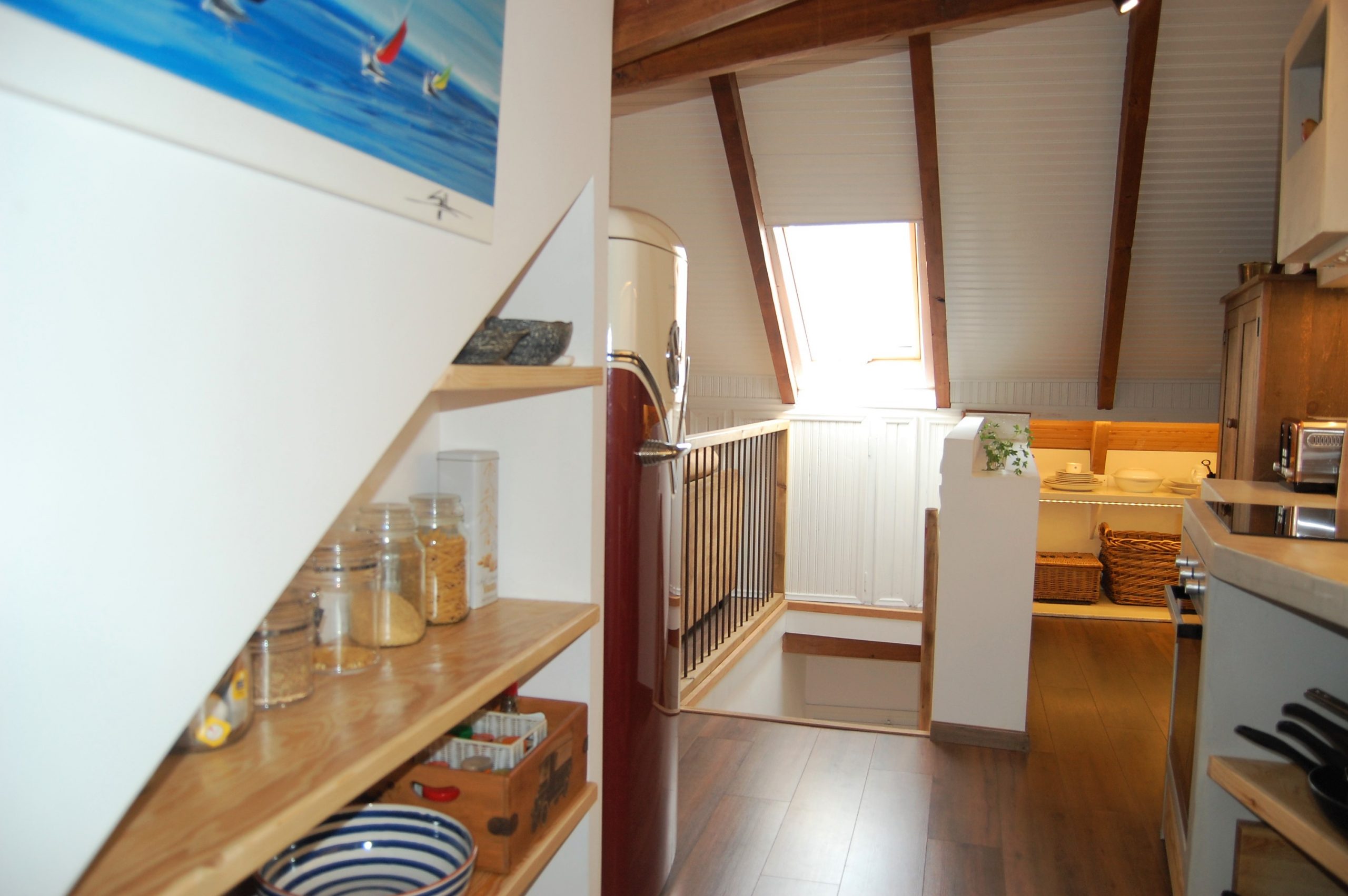 Interior of house insided complex apartments for sale in Ithaca Greece, Kioni
