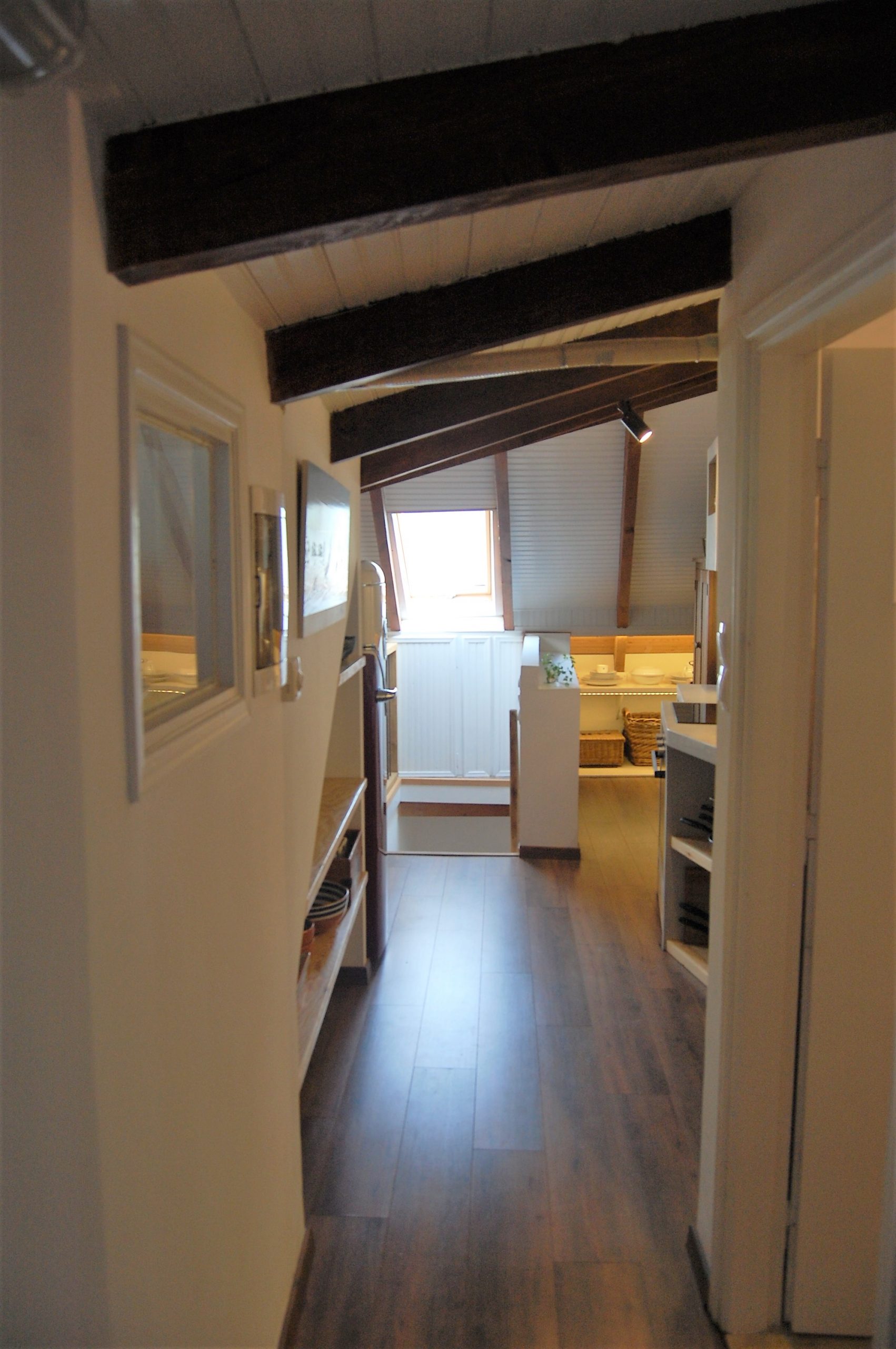 Interior of house inside complex apartments for sale in Ithaca Greece, Kioni