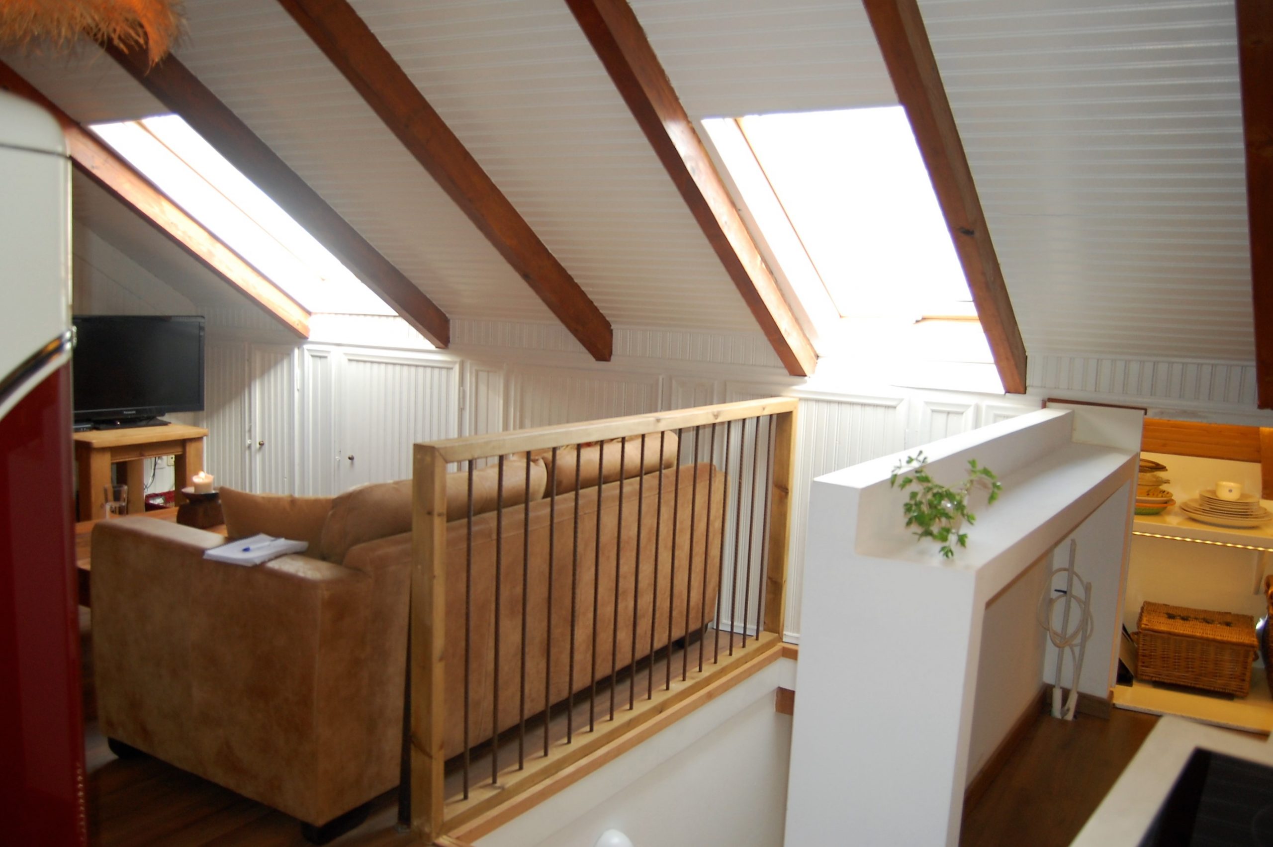 Interior of house inside complex apartments for sale in Ithaca Greece, Kioni