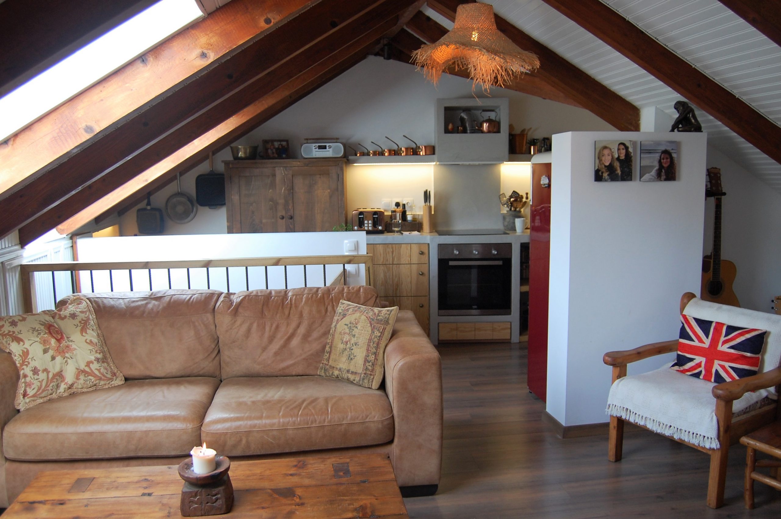 Interior of house inside complex apartments for sale in Ithaca Greece, Kioni