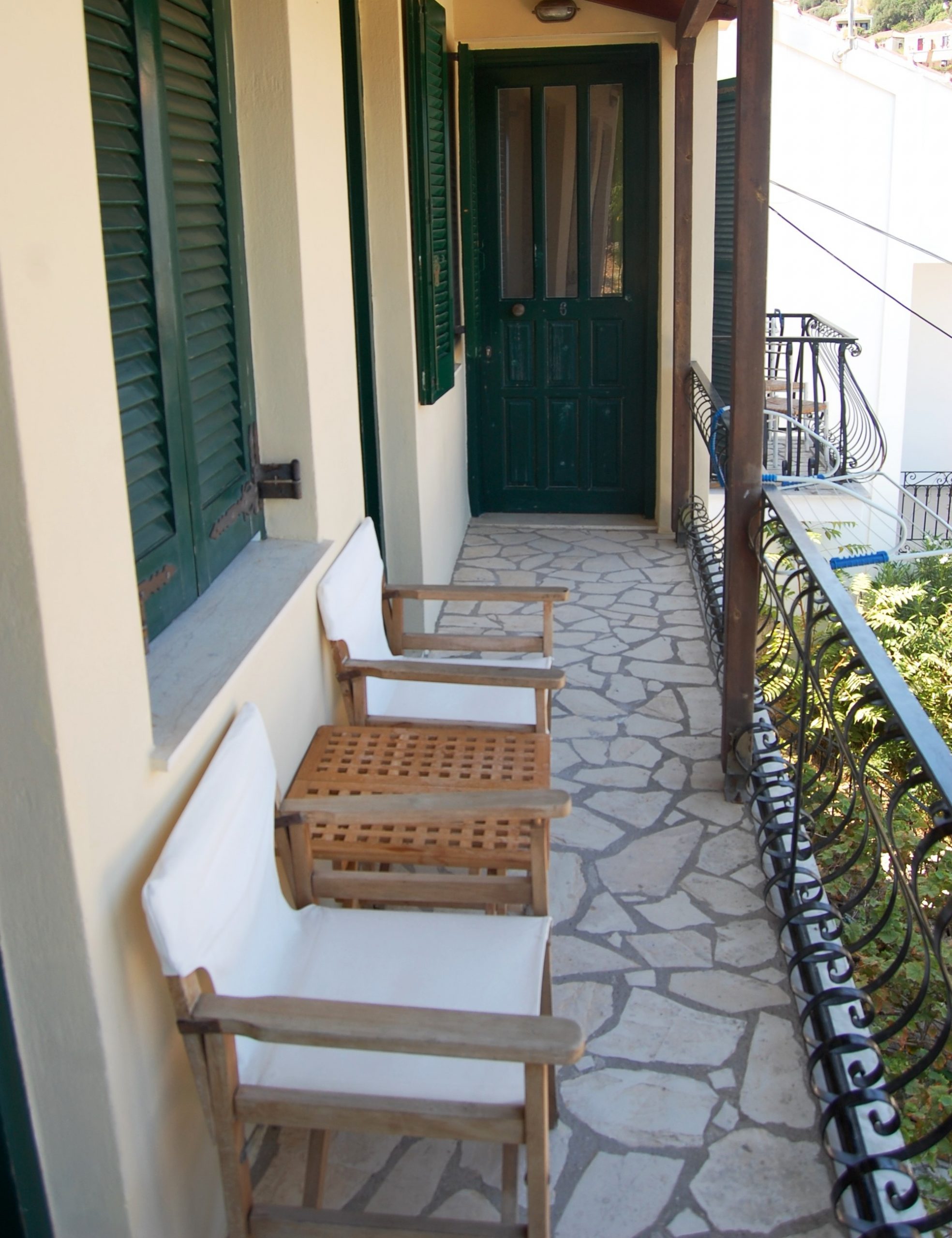 Stone terrace apartments for sale in Ithaca Greece, Kioni