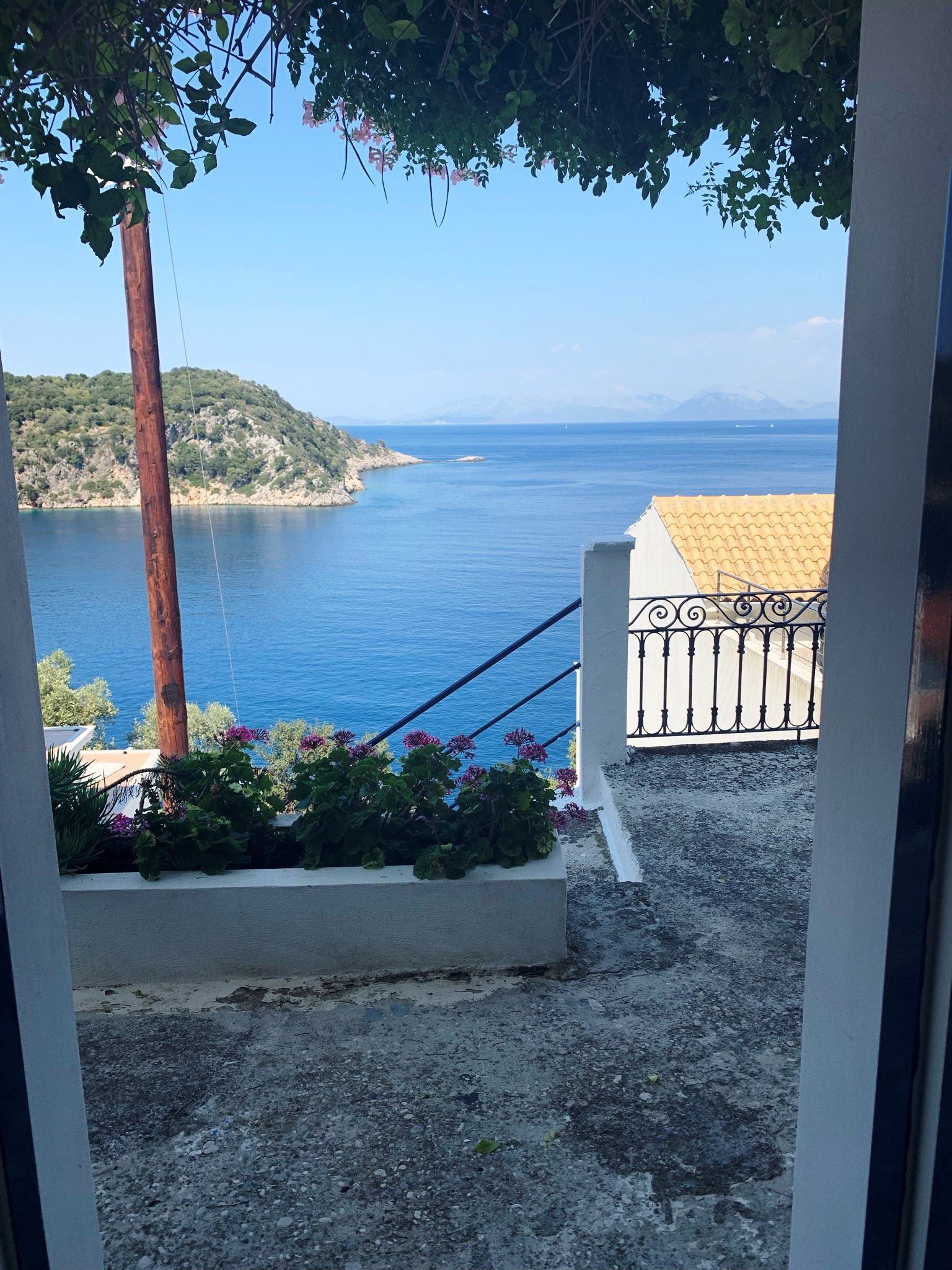 Views of house for rent in Ithaca Greece, Kioni