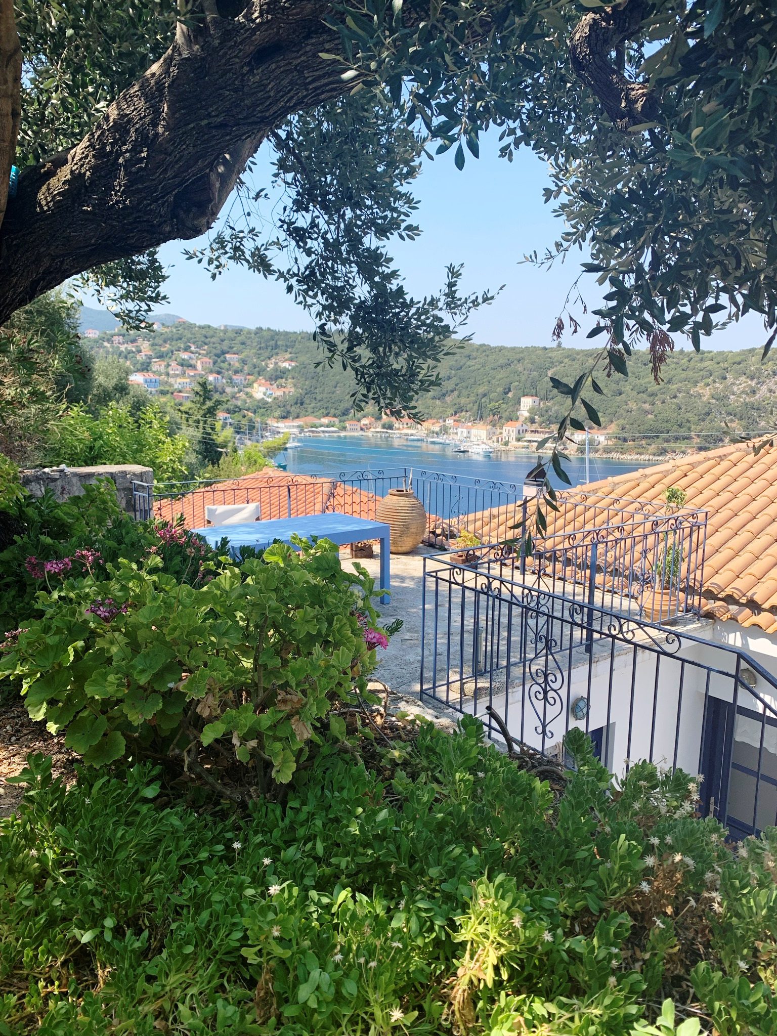 Views from house for rent in Ithaca Greece, Kioni