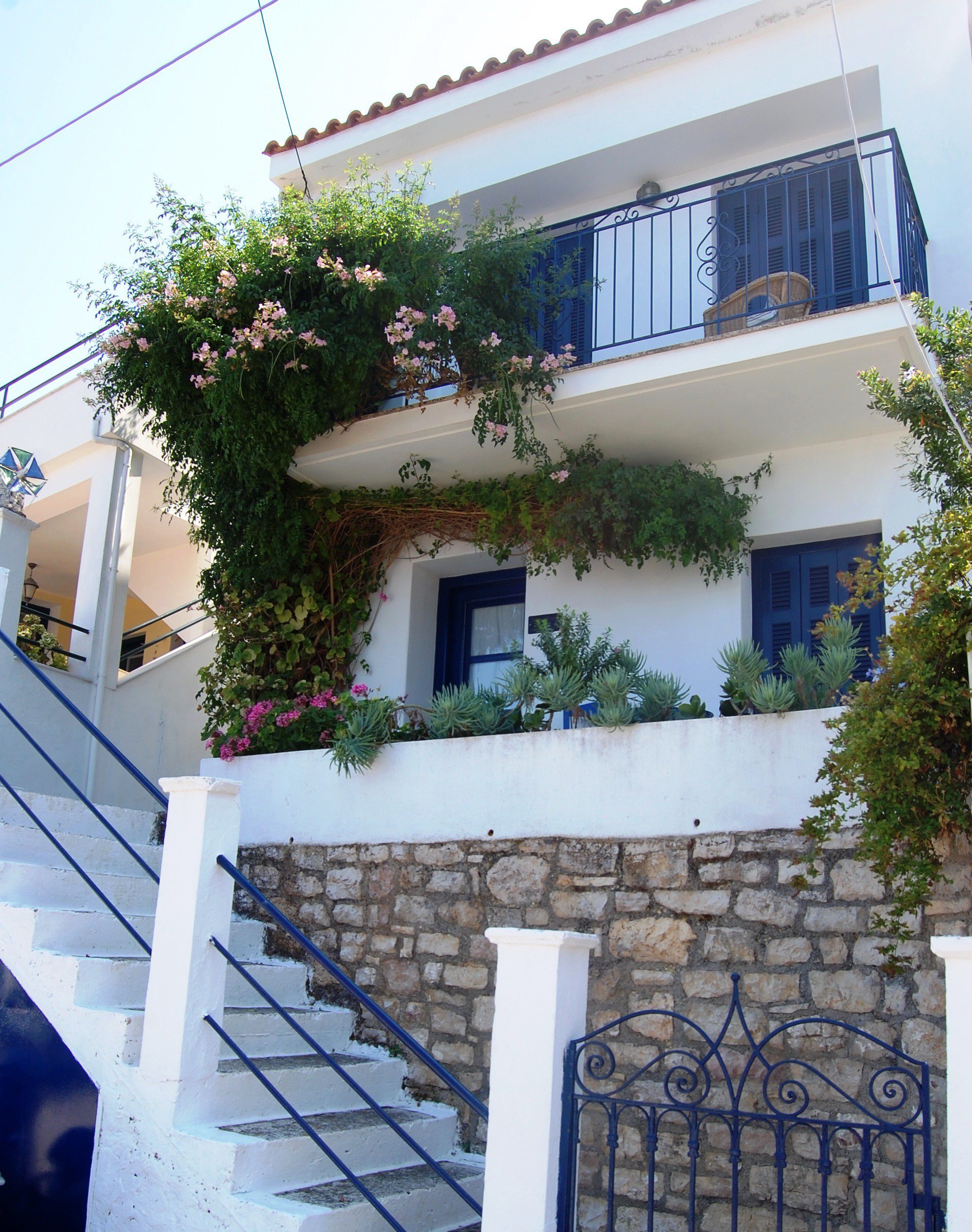 Exterior of house for rent in Ithaca Greece, Kioni