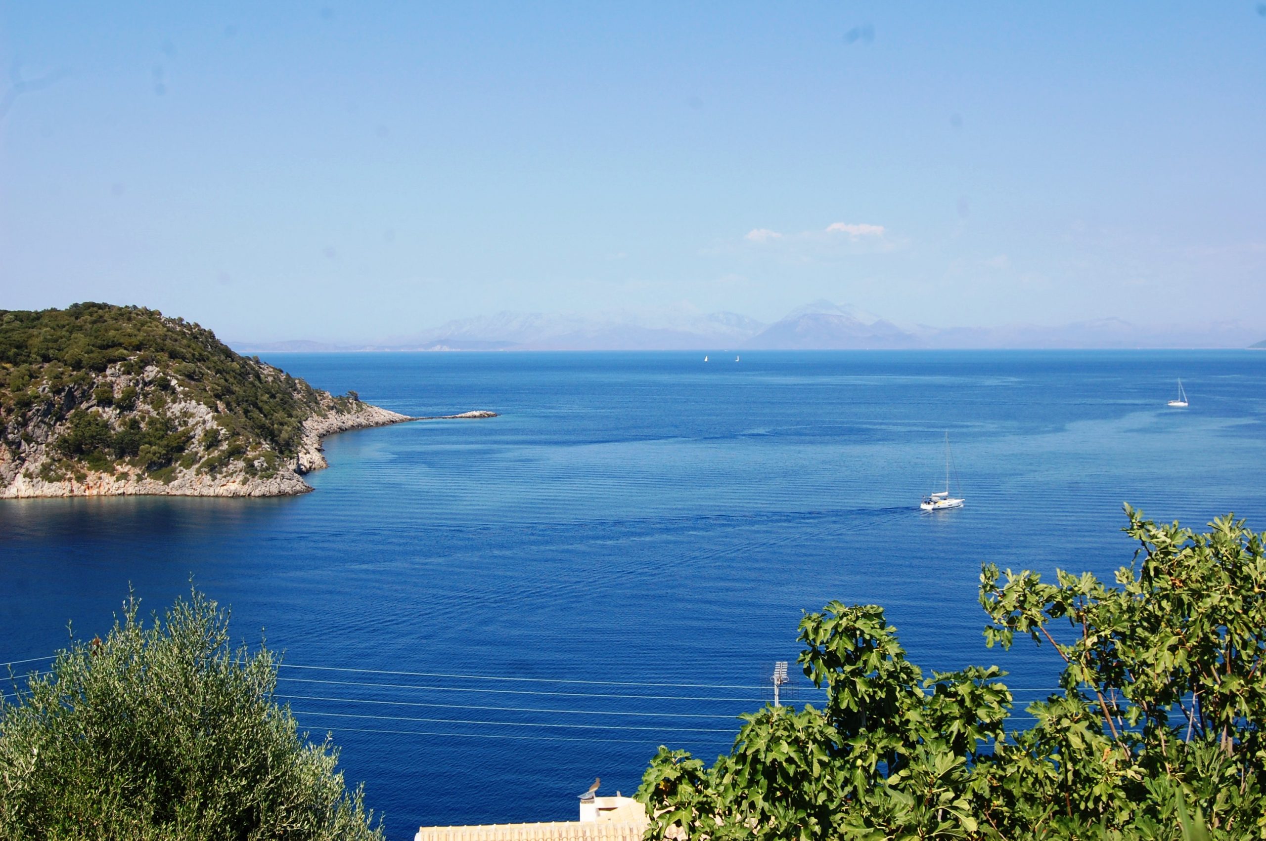 Views from house for rent in Ithaca Greece, Kioni